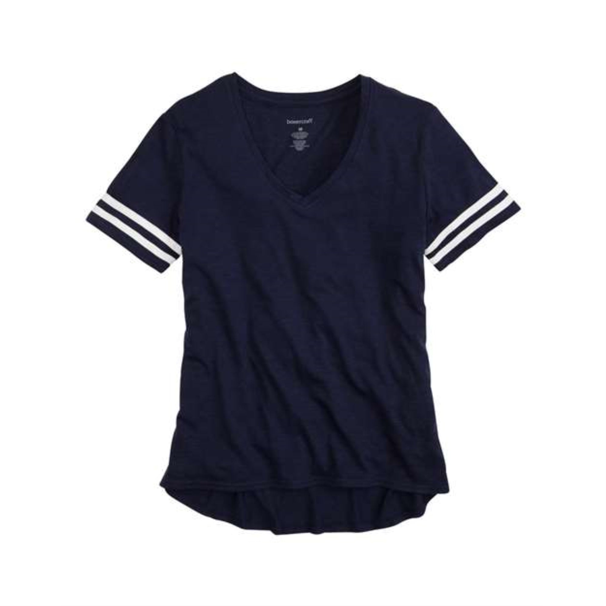 Boxercraft Girls' Sporty Slub T-Shirt - Navy, S