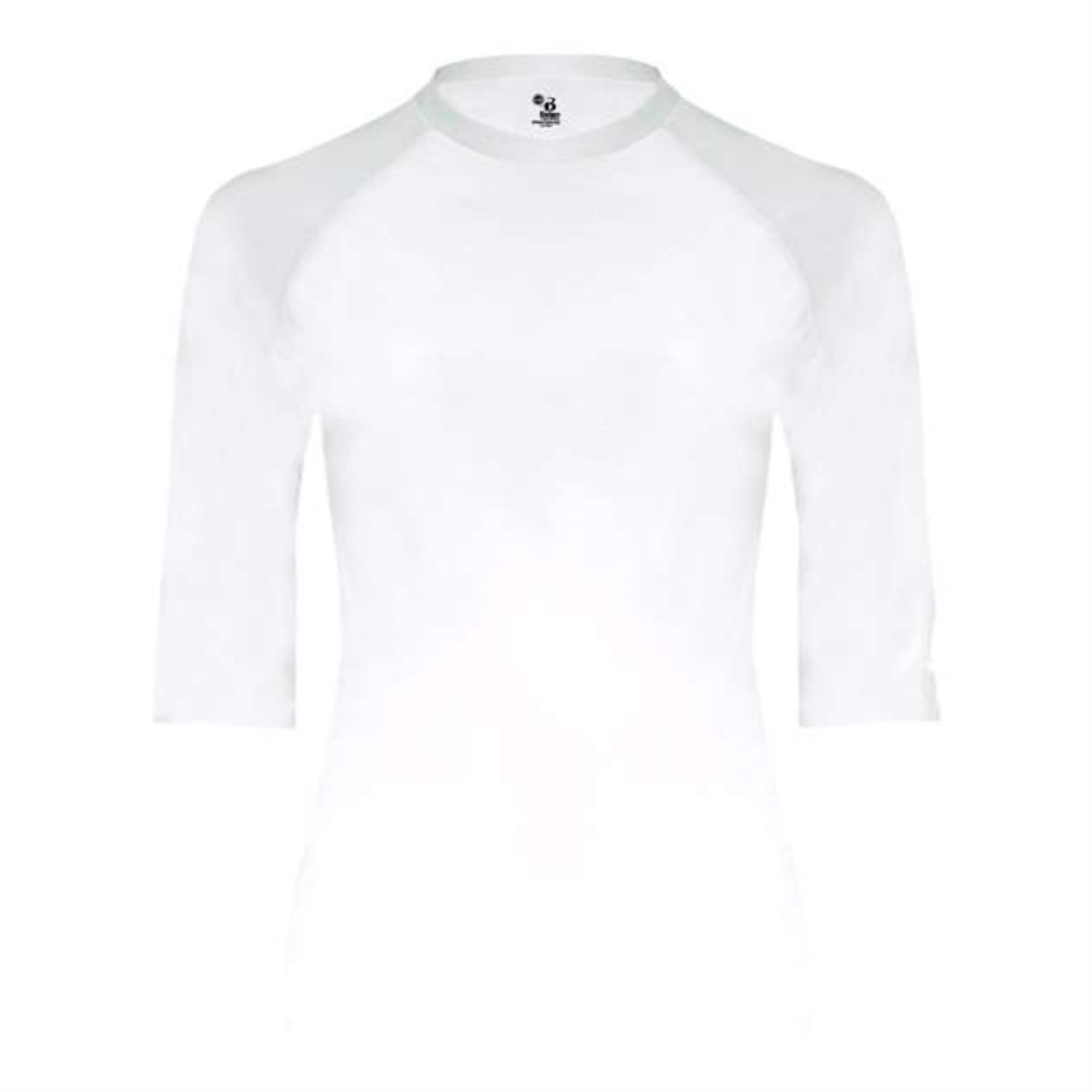 Badger Pro-Compression Half-Sleeve T-Shirt - White, Xl