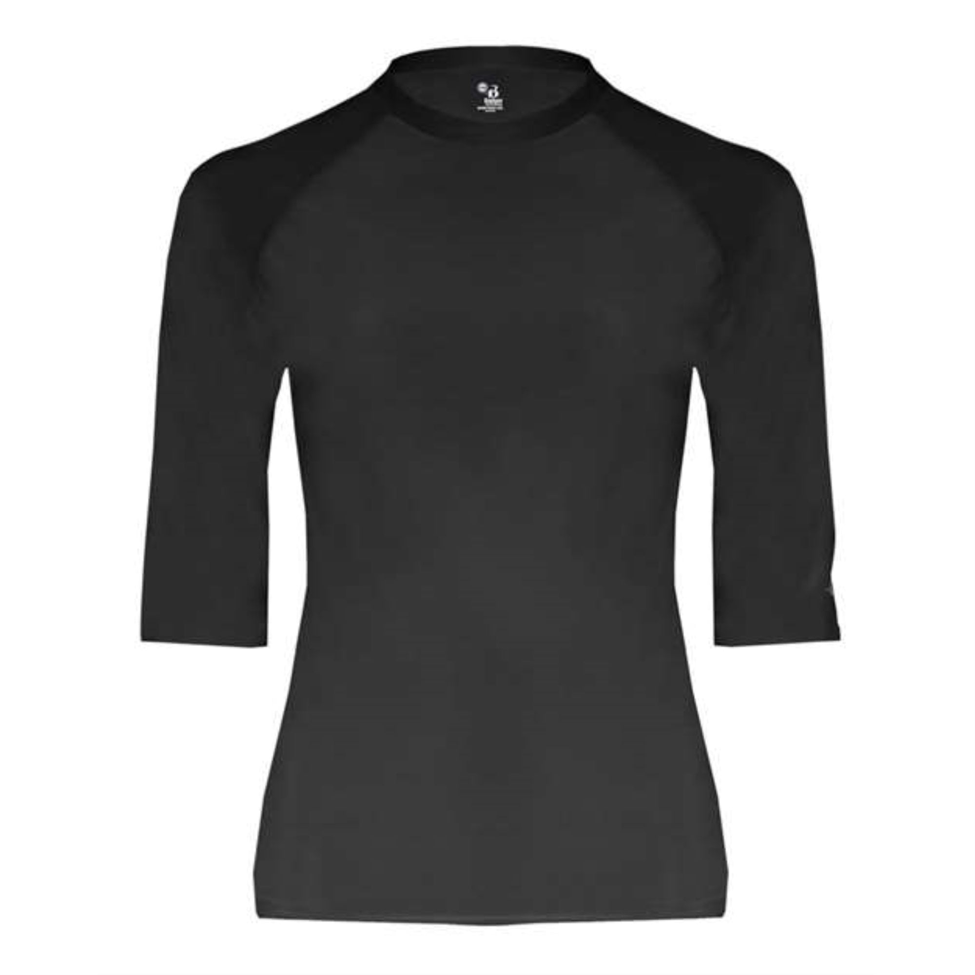 Badger Pro-Compression Half-Sleeve T-Shirt - Black, M