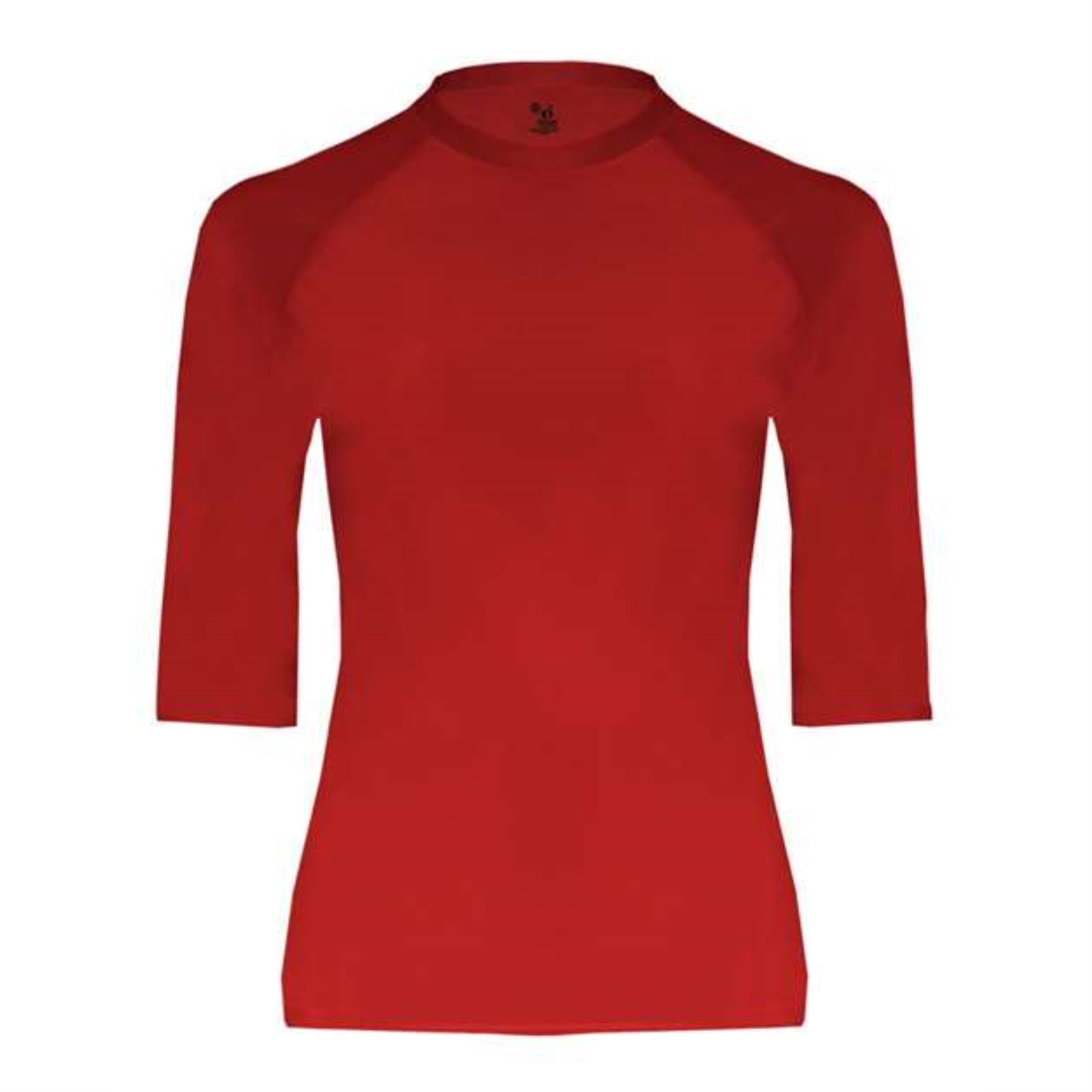 Badger Pro-Compression Half-Sleeve T-Shirt - Red, L