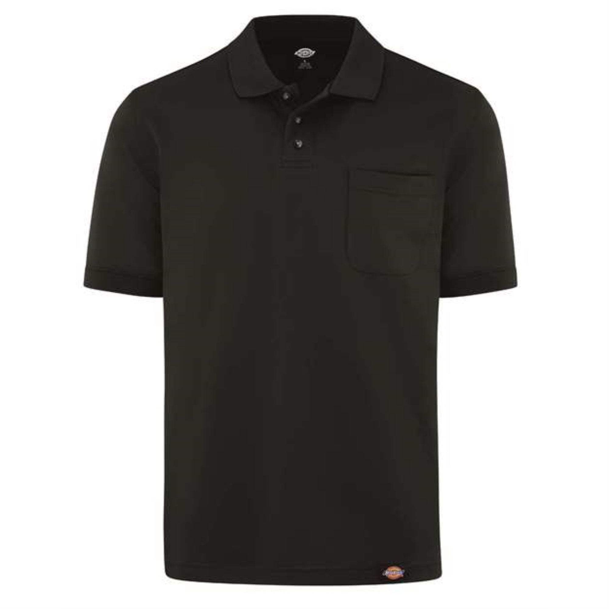 Dickies Performance Short Sleeve Work Shirt With Pocket - Black, M