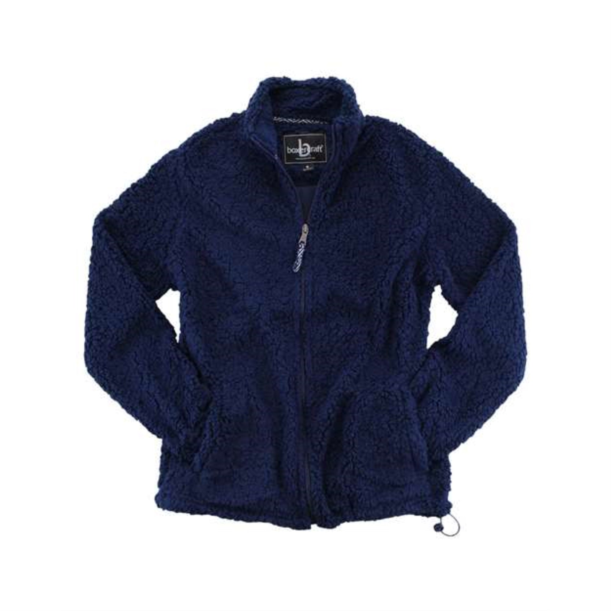 Boxercraft Womens Sherpa Full-Zip Jacket - Navy, L