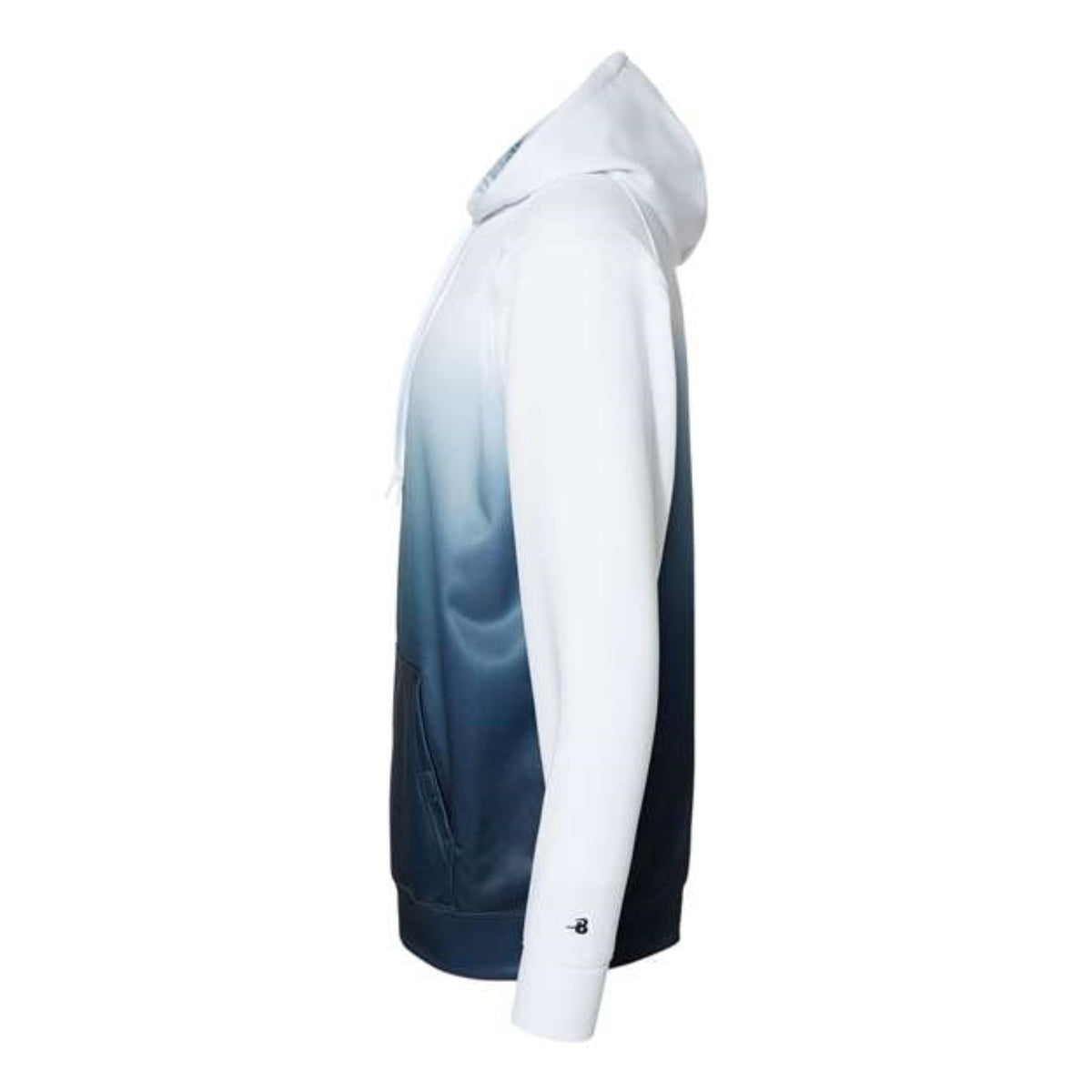 Badger Ombre Hooded Sweatshirt - Navy, L