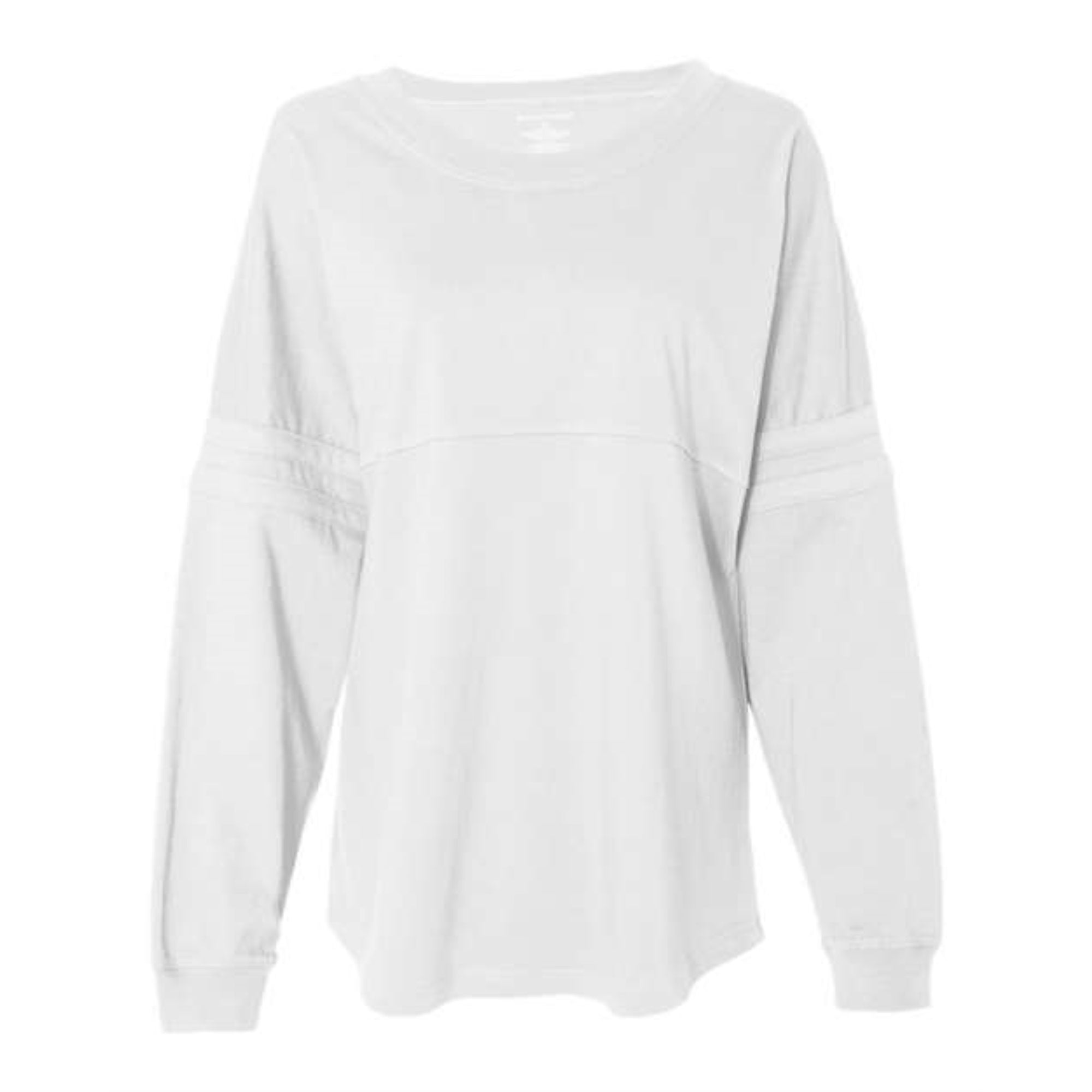 Boxercraft Jersey Pom Pom Long Sleeve T-Shirt - White, L