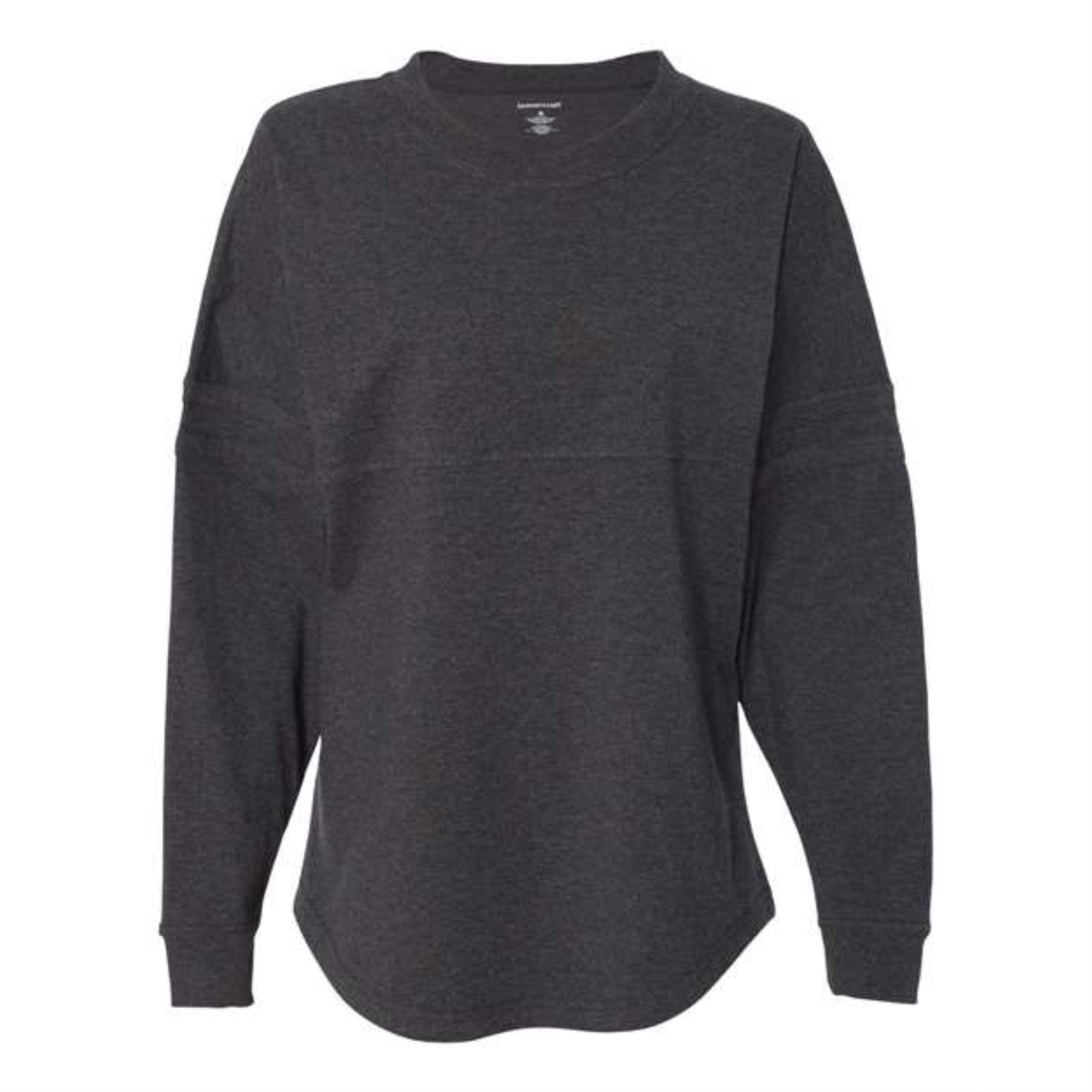 Boxercraft Jersey Pom Pom Long Sleeve T-Shirt - Charcoal, XL