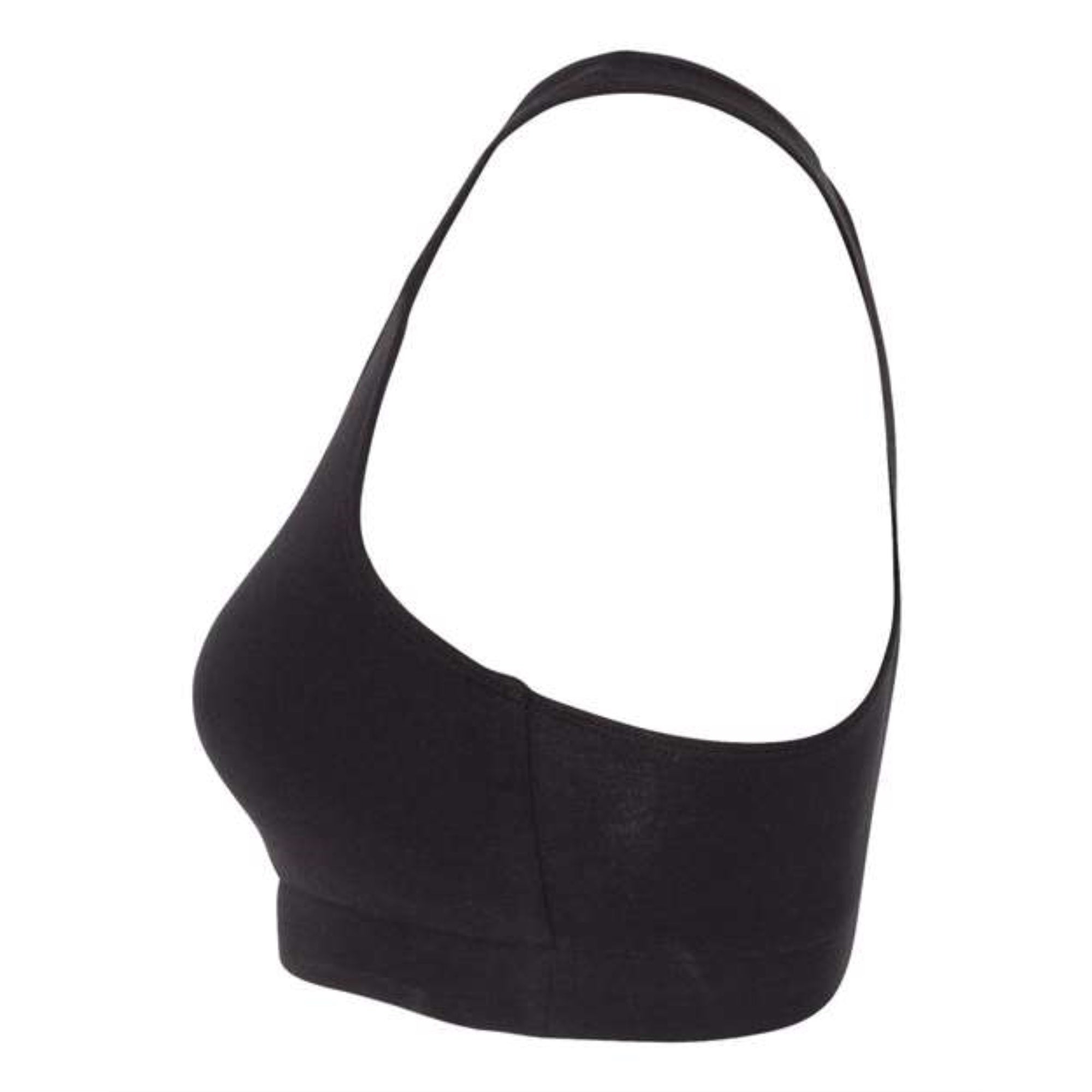 Boxercraft Womens Support Your Team Sports Bra - Black, XL