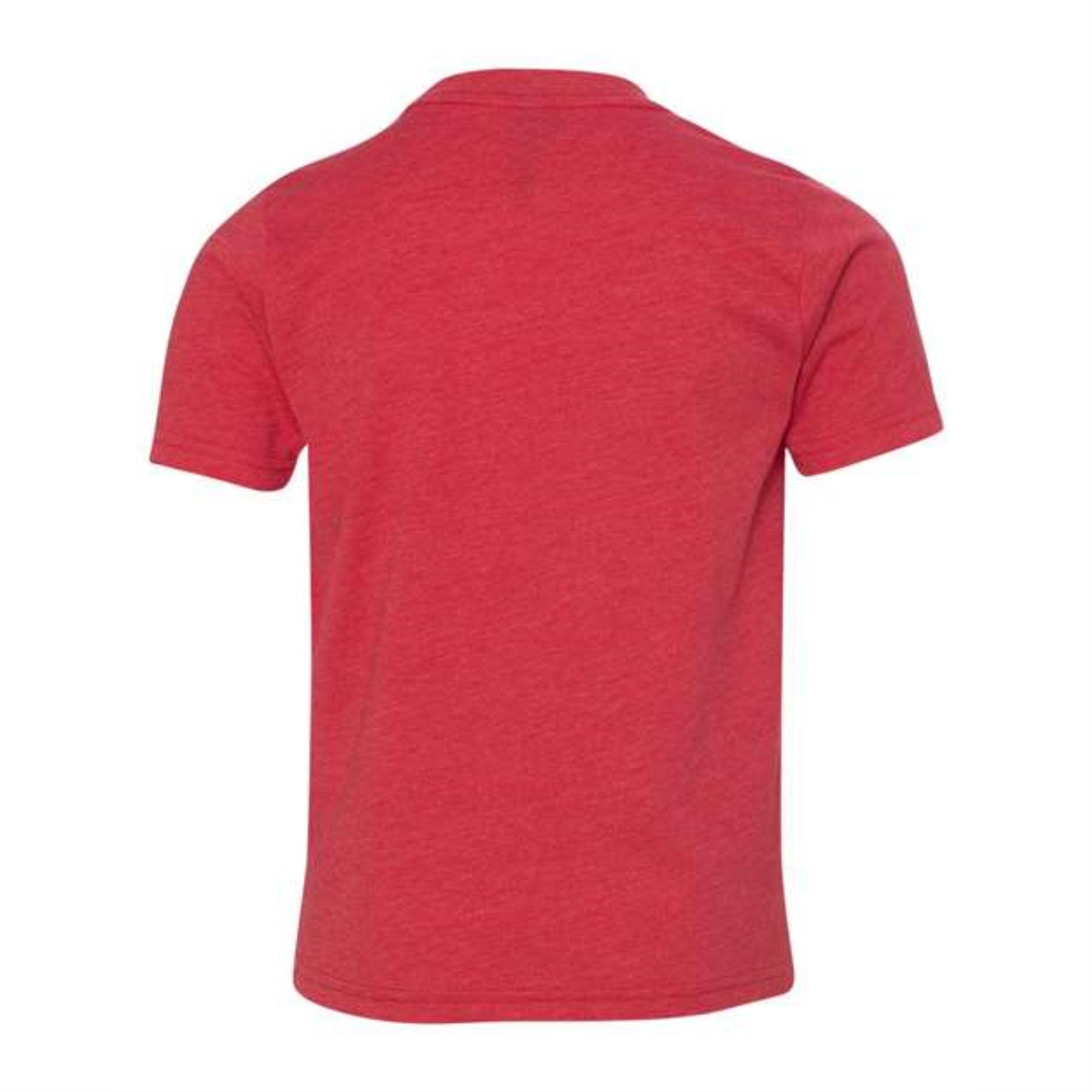 Next Level Youth CVC Short Sleeve Crew - Red, XS