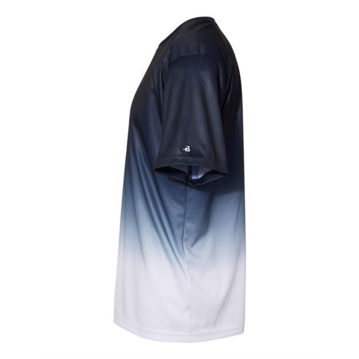 Badger Reverse Ombre T-Shirt - Navy, S