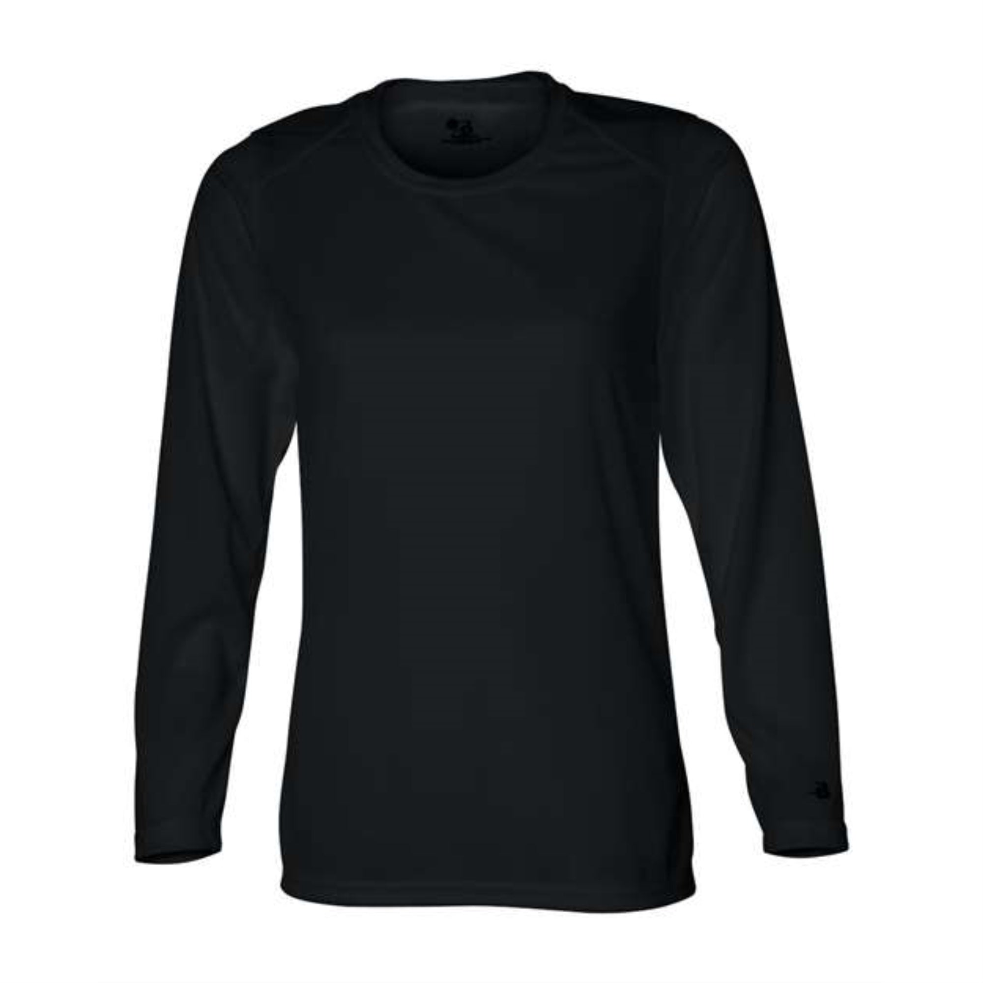 Badger Women'S B-Core Long Sleeve T-Shirt - Black, Xs