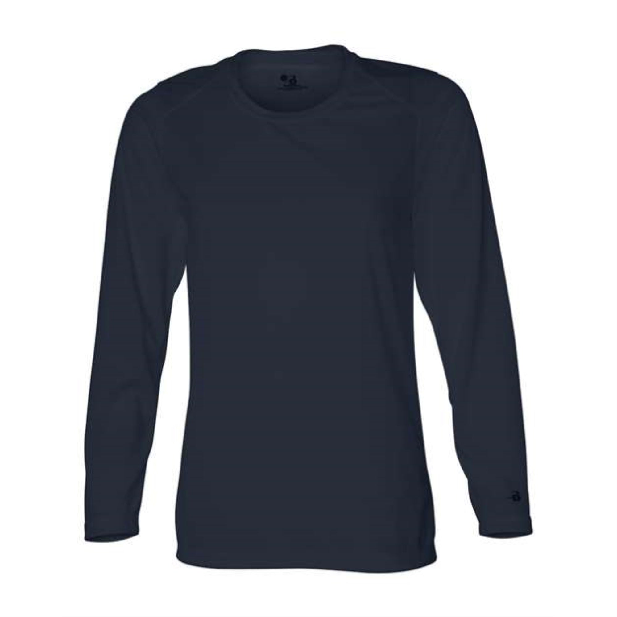 Badger Women'S B-Core Long Sleeve T-Shirt - Navy, Xs
