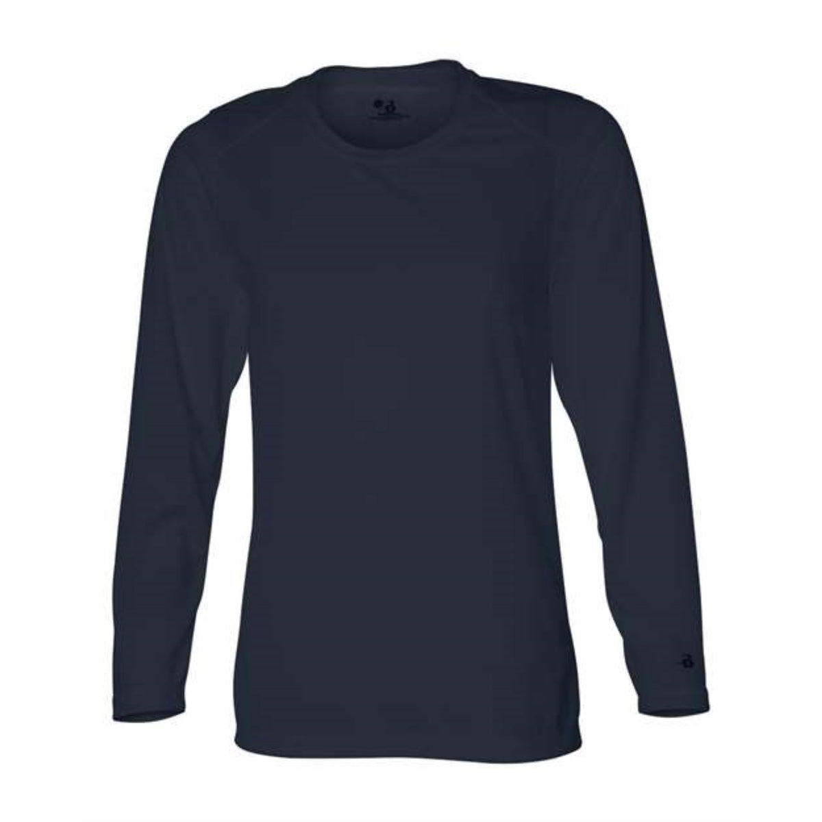 Badger Women'S B-Core Long Sleeve T-Shirt - Navy, S