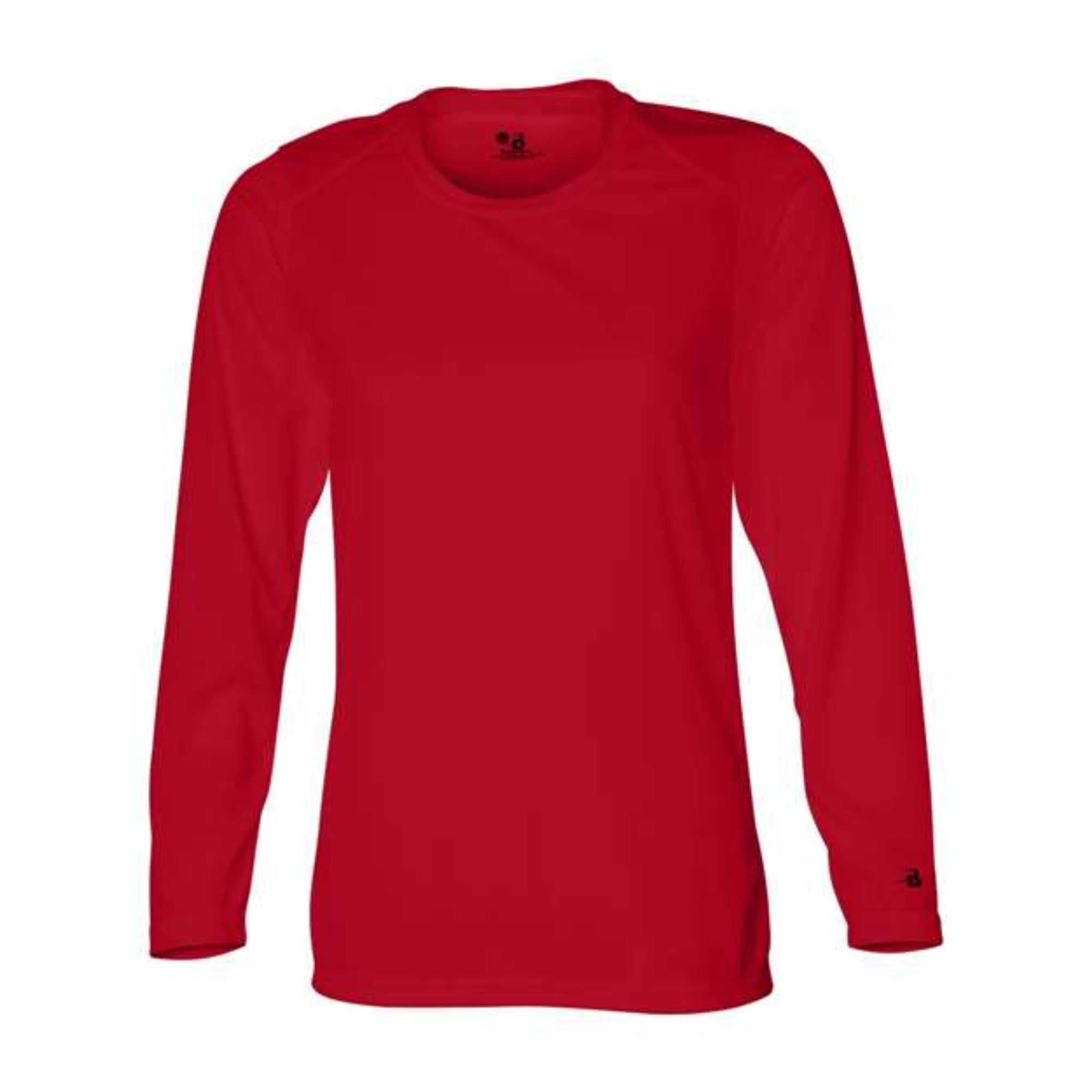 Badger Women'S B-Core Long Sleeve T-Shirt - Red, M