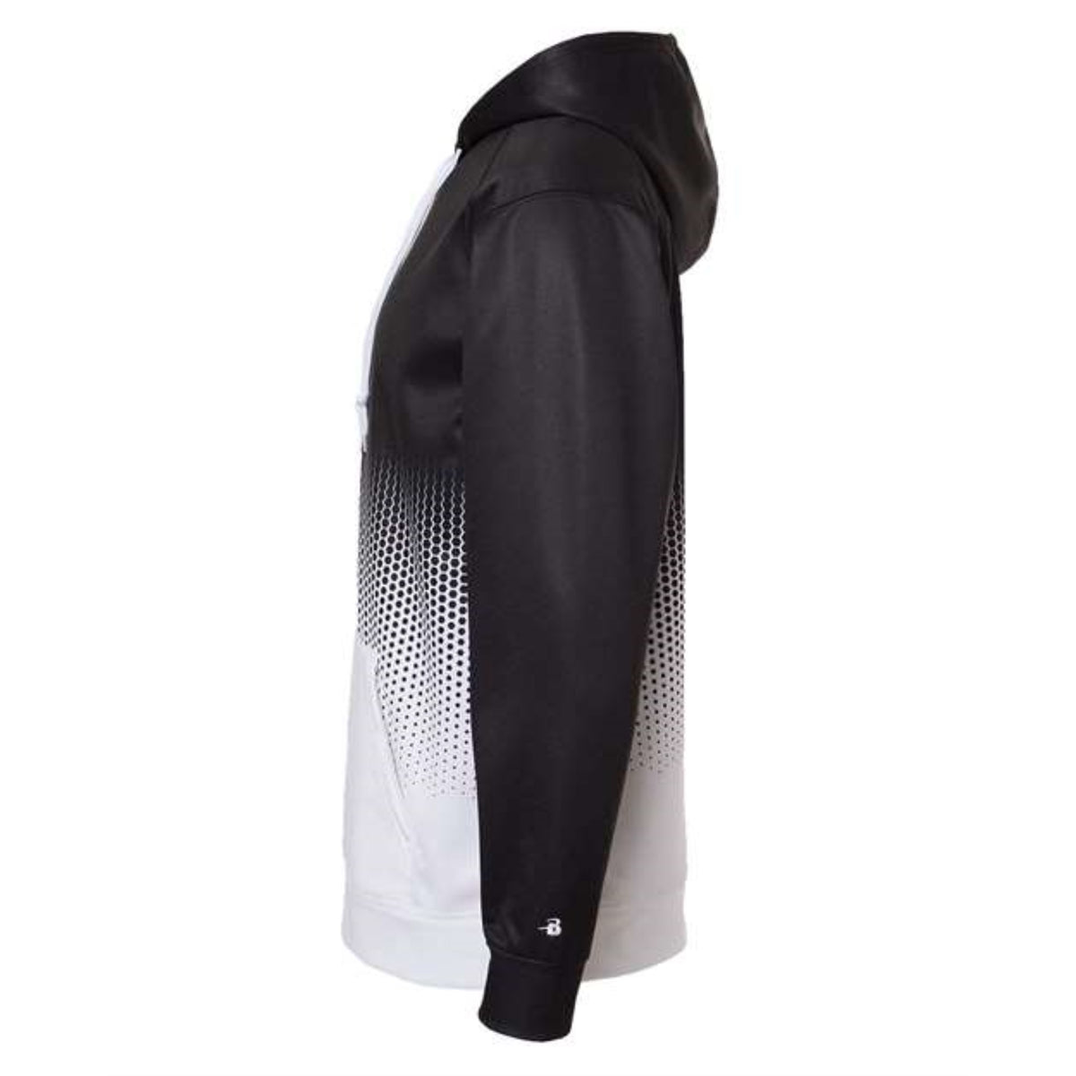 Badger Hex 2.0 Hooded Sweatshirt - Black, L