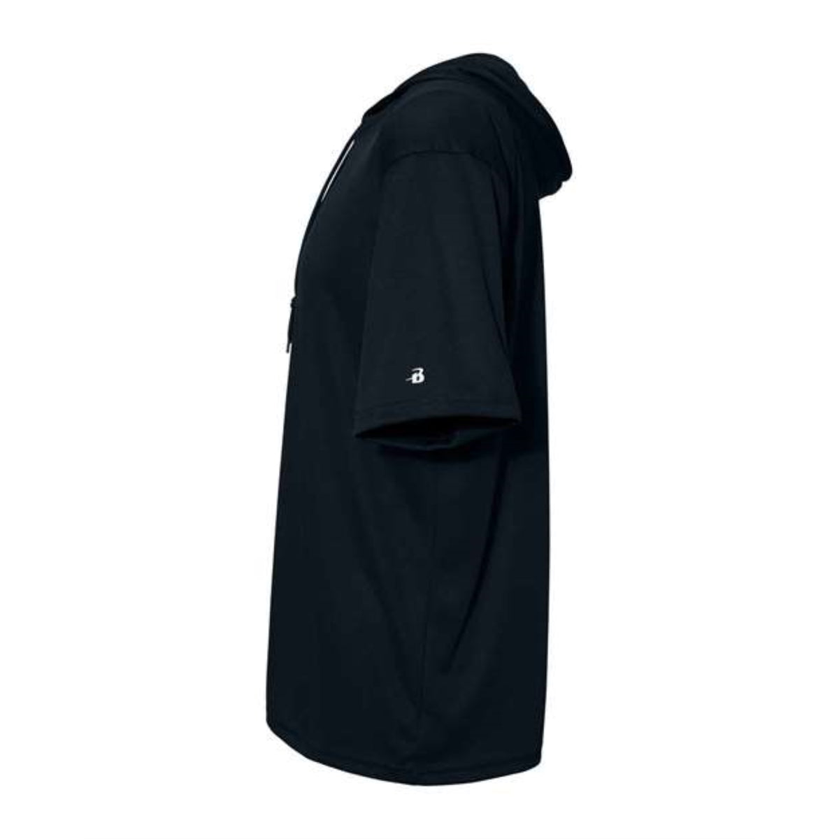 Badger B-Core Hooded T-Shirt - Black, S