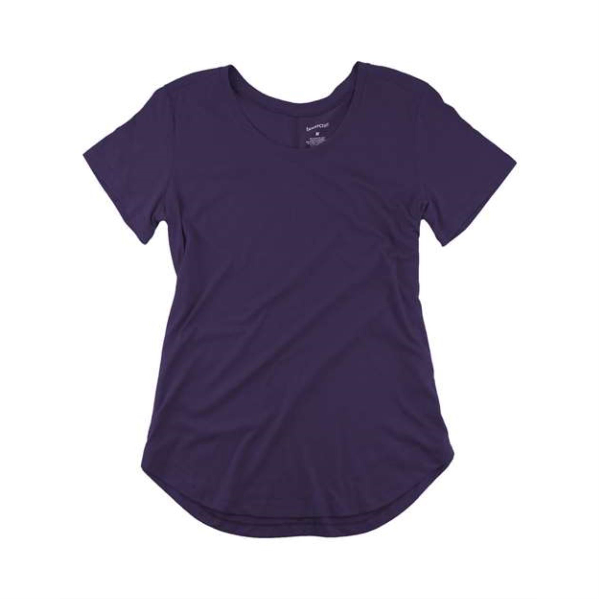 Boxercraft Womens At Ease Scoop Neck T-Shirt - Purple, M