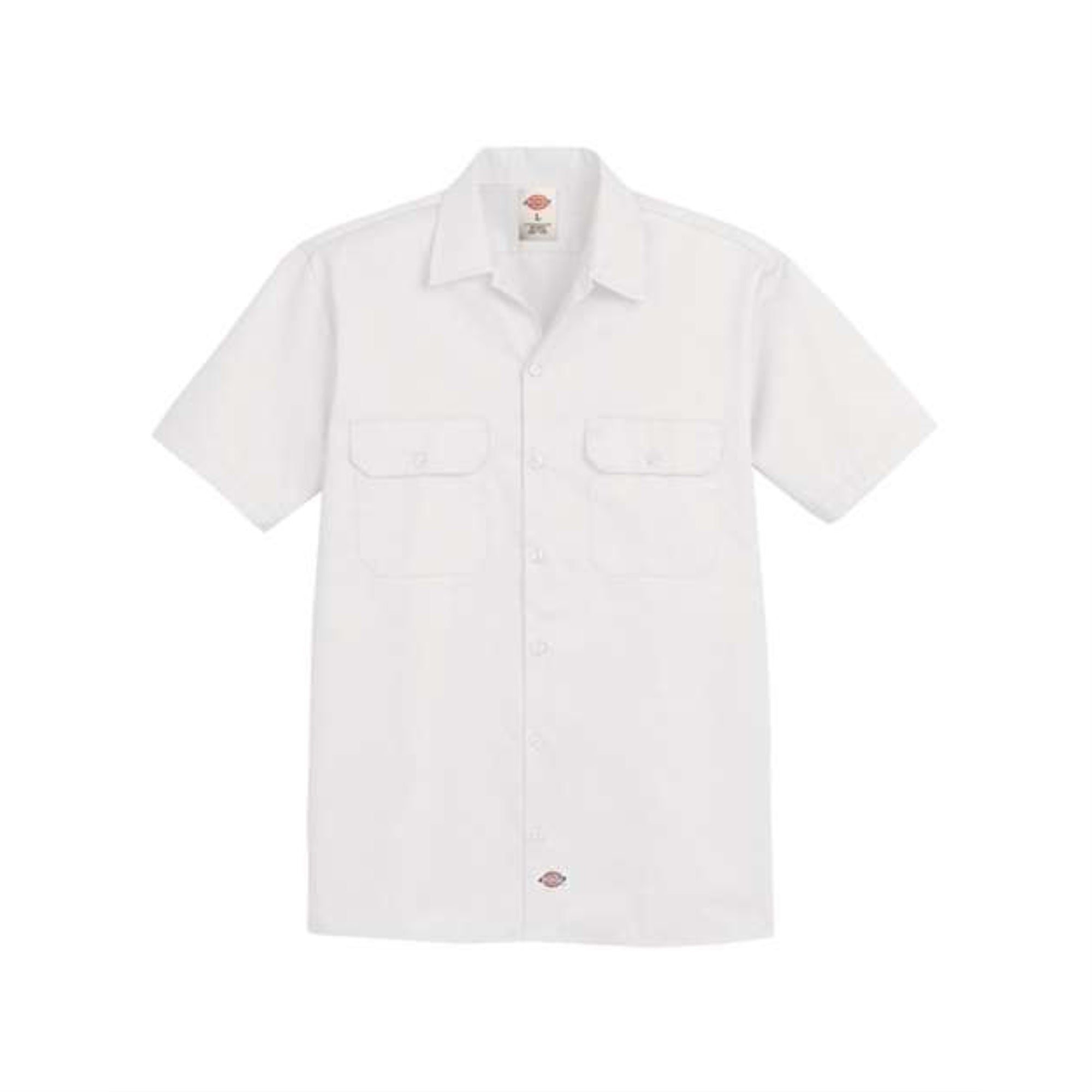 Dickies Short Sleeve Work Shirt - White, S