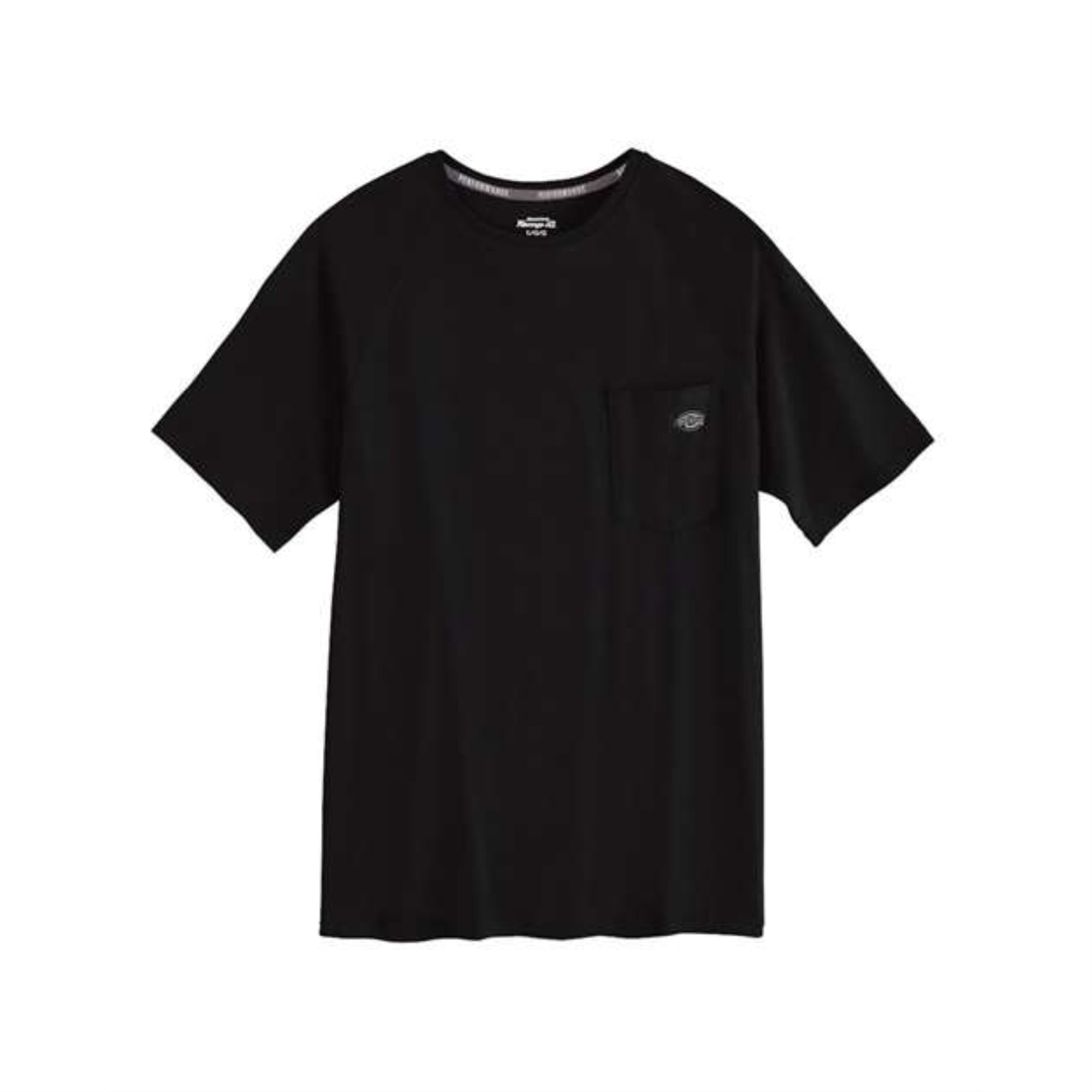 Dickies Performance Cooling T-Shirt - Long Sizes - Black, XLT