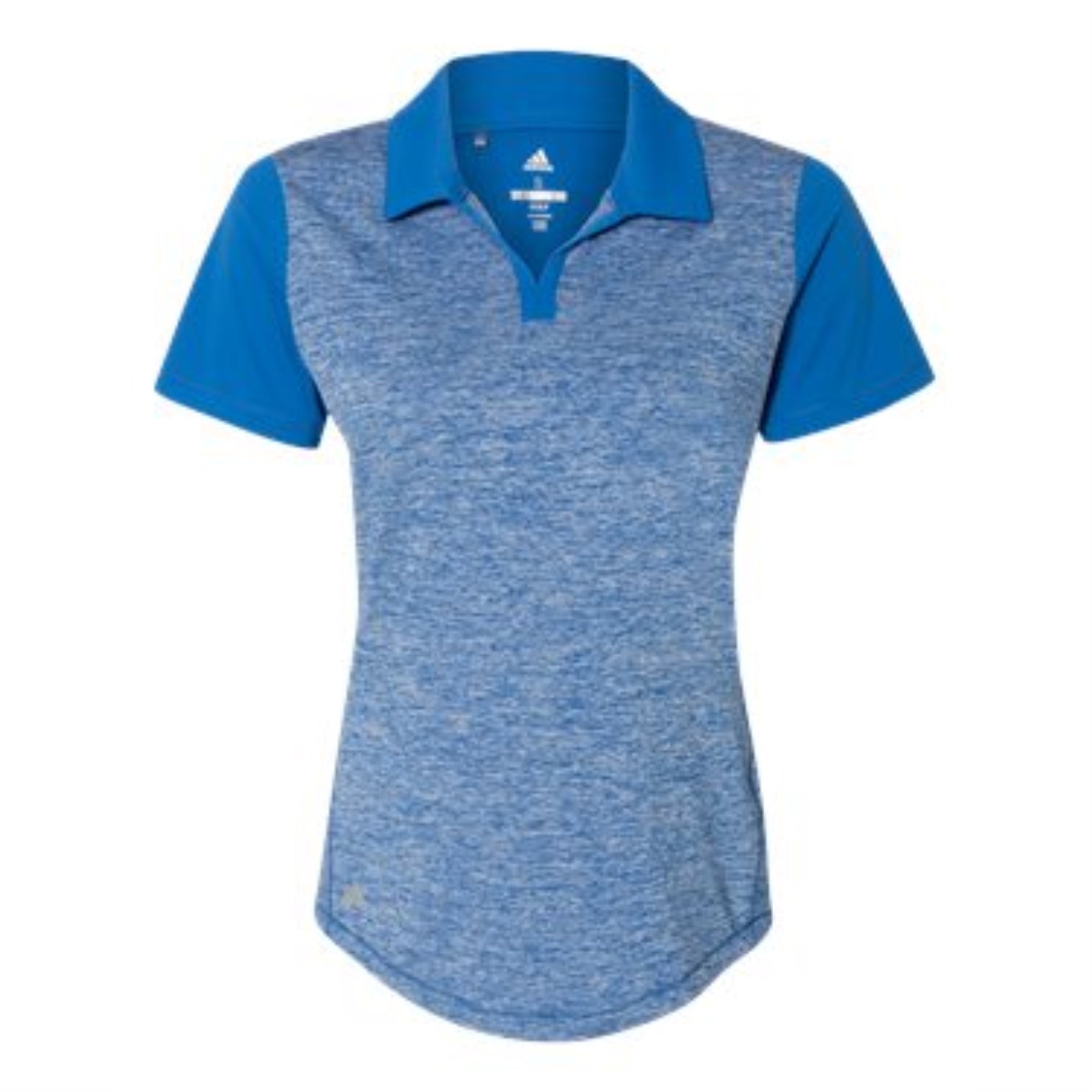 Women's Heather Block Sport Shirt - Bright Royal Heather/ Bright Royal