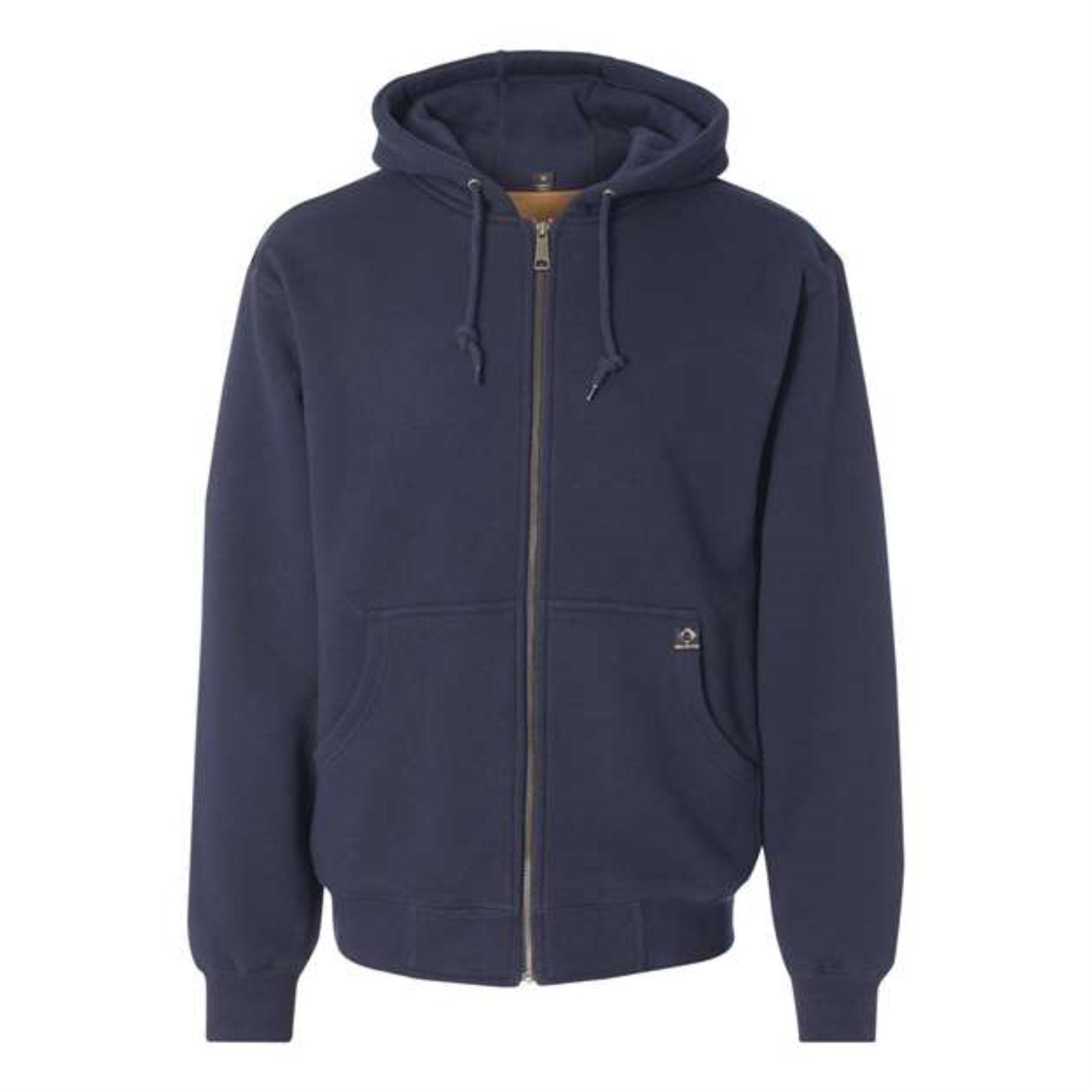DRI DUCK Crossfire Heavyweight Power Fleece Hooded Jacket with Thermal Lining - Navy, L