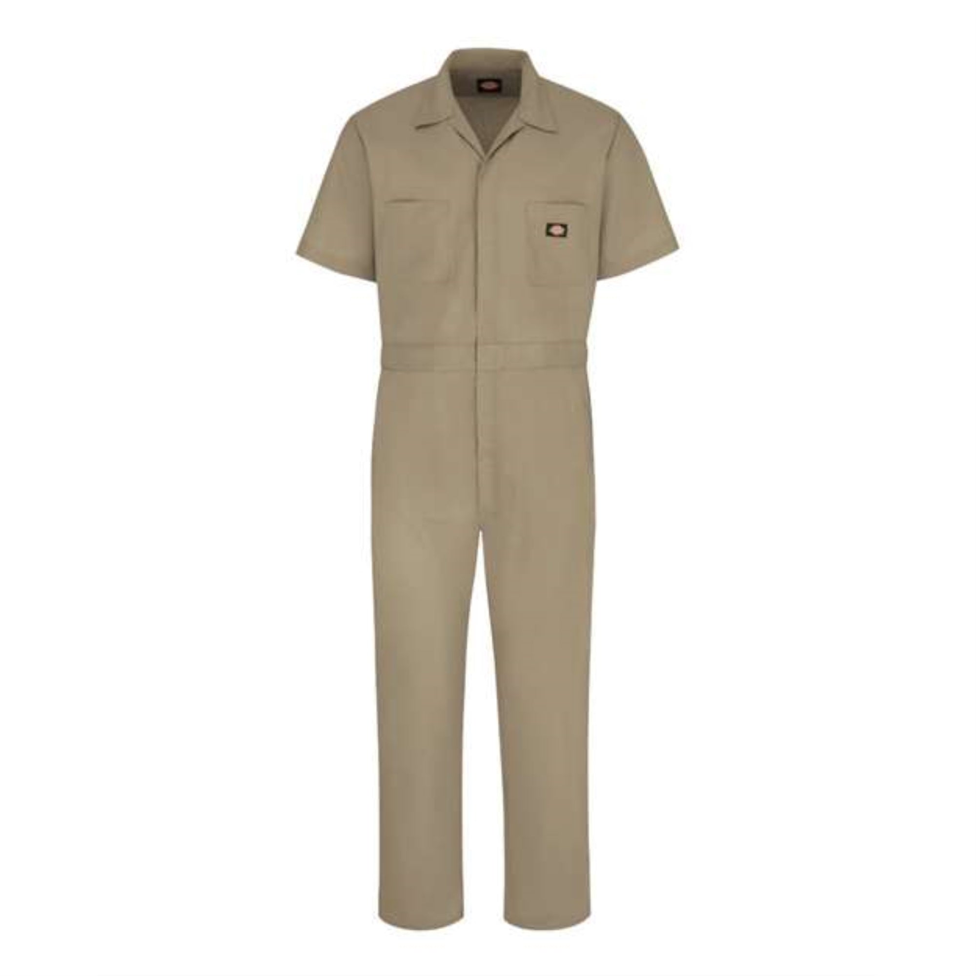 Dickies Short Sleeve Coverall - Khaki, L