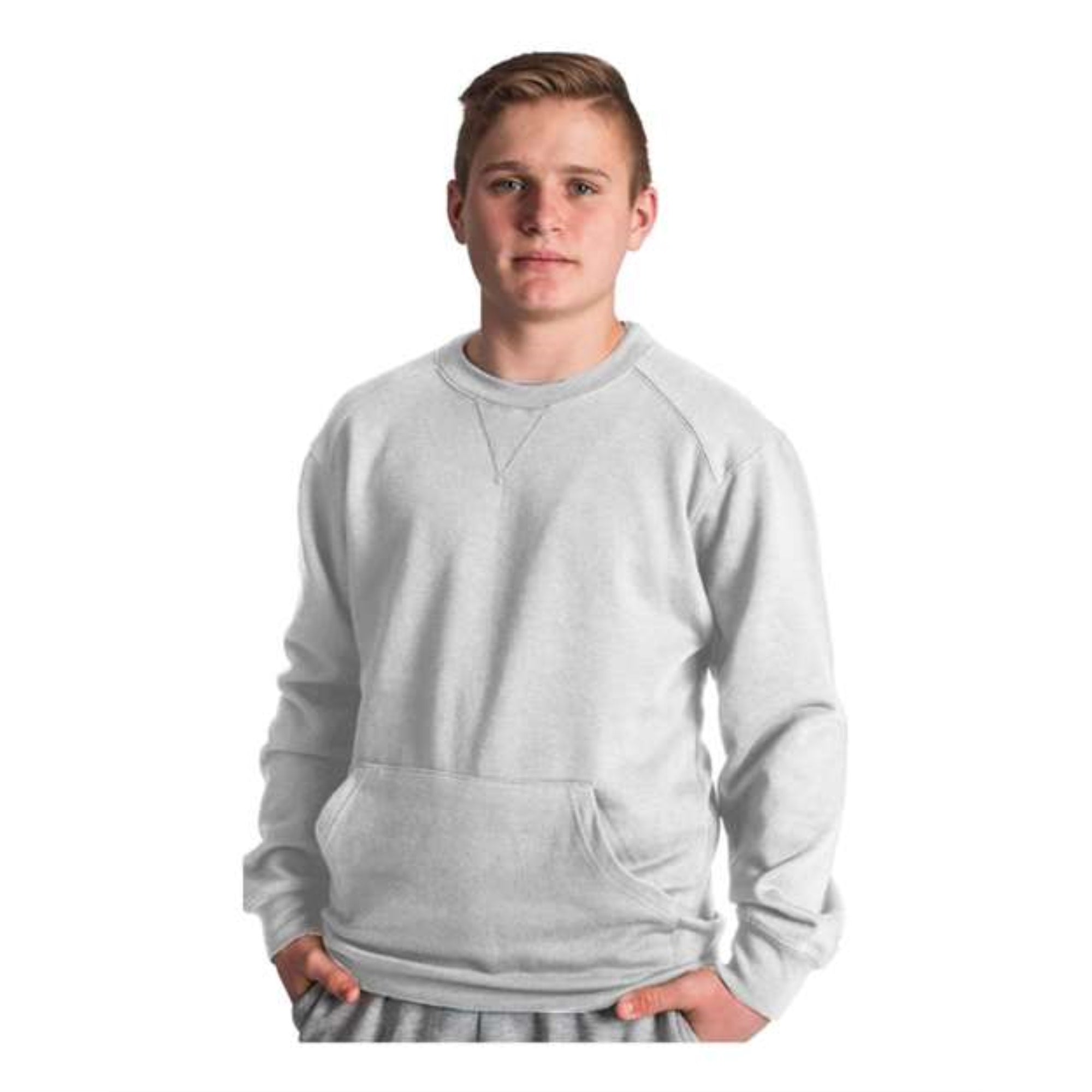 Badger Pocket Sweatshirt - Ash, M