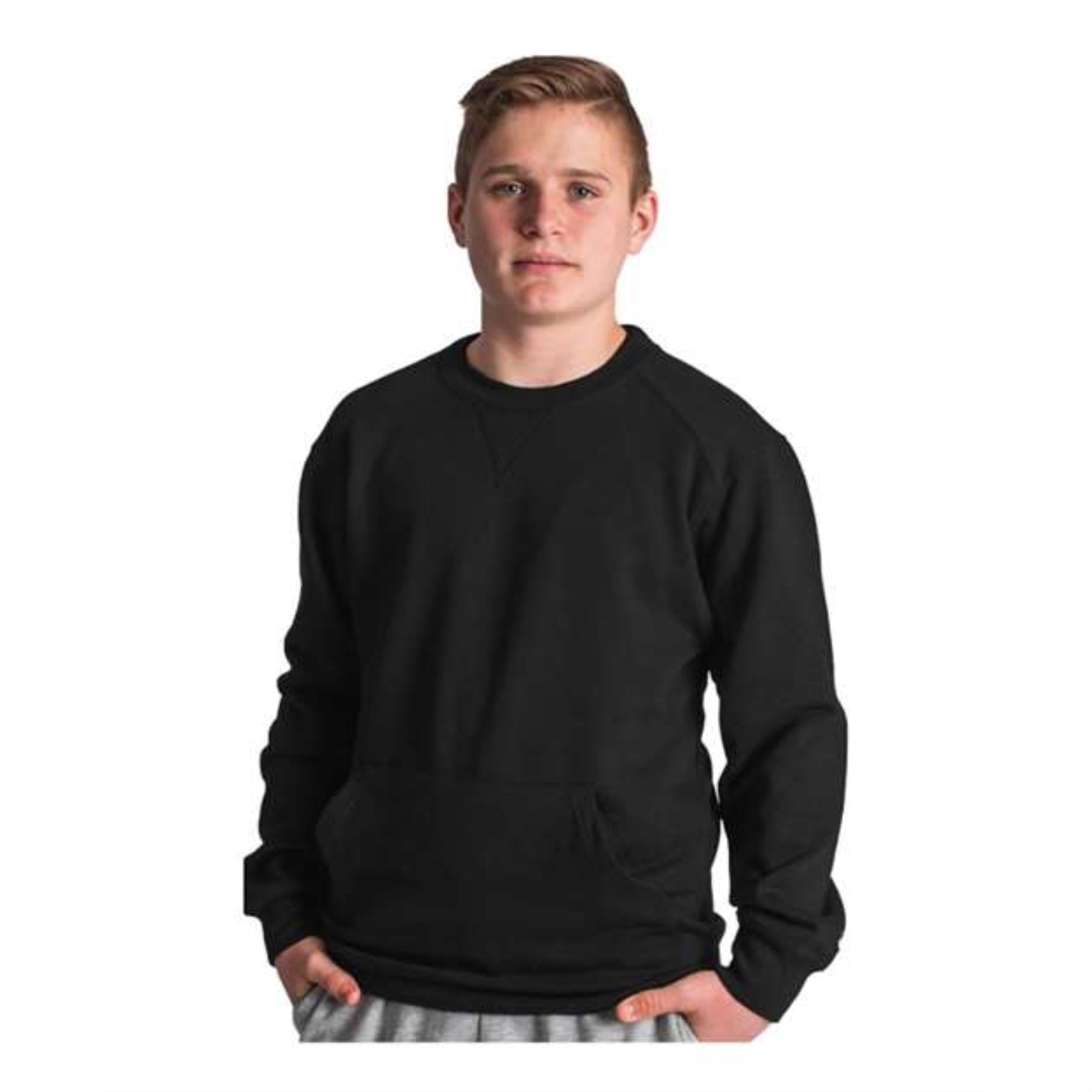 Badger Pocket Sweatshirt - Black, L