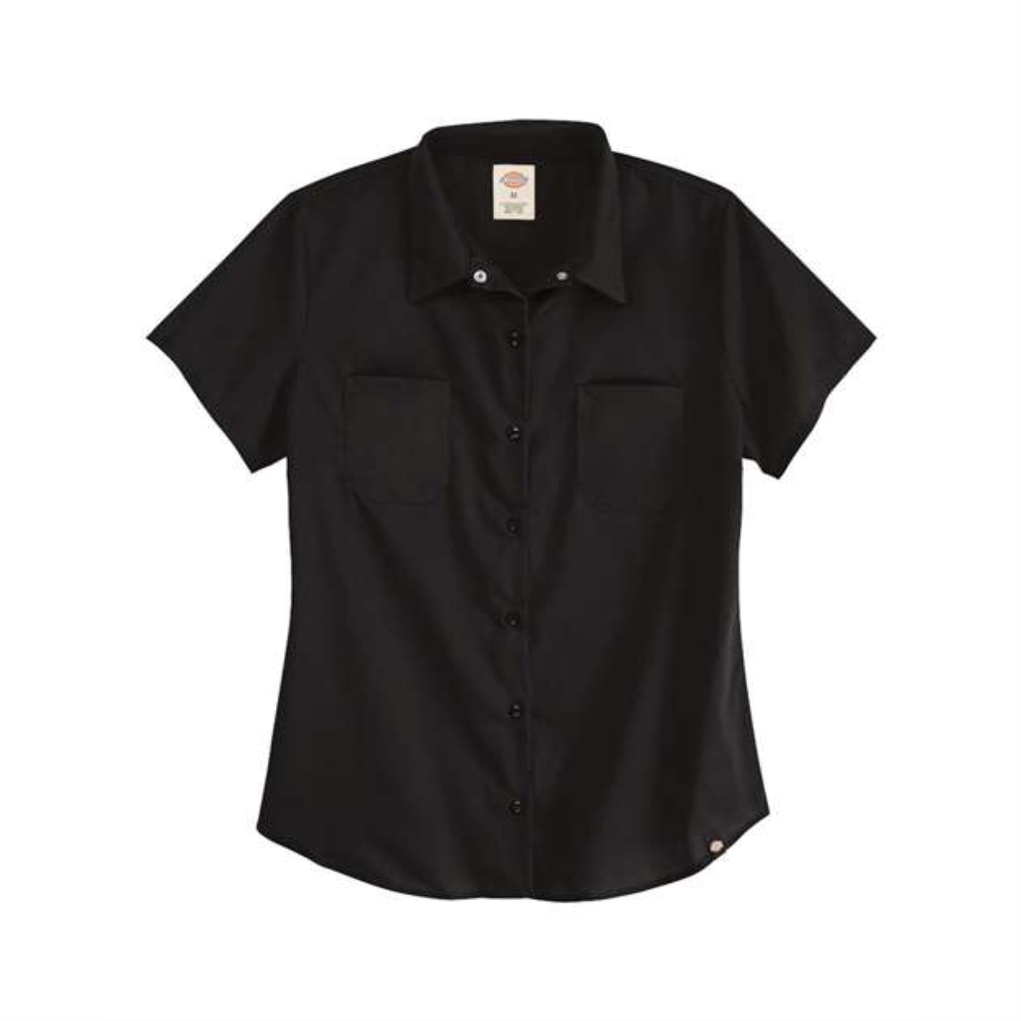Dickies Women's Short Sleeve Industrial Work Shirt - Black, L