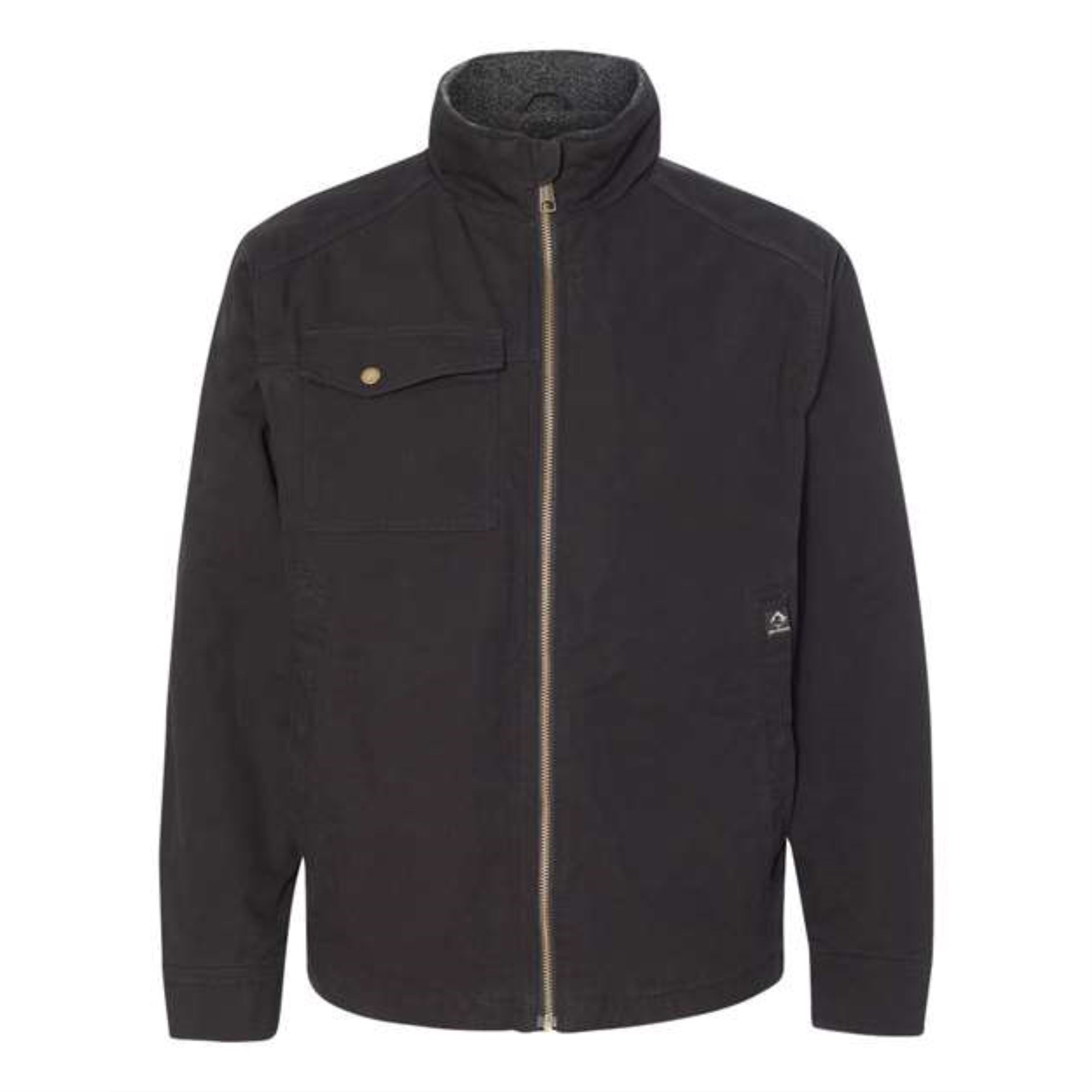DRI DUCK Endeavor Canyon Cloth Canvas Jacket with Sherpa Lining - Black, S