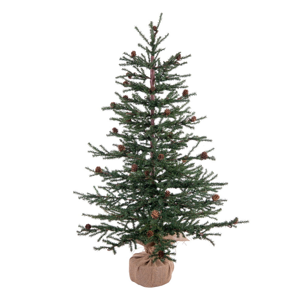 Vickerman 36″ Carmel Pine w/Cones 995T Burlap Base - B803925