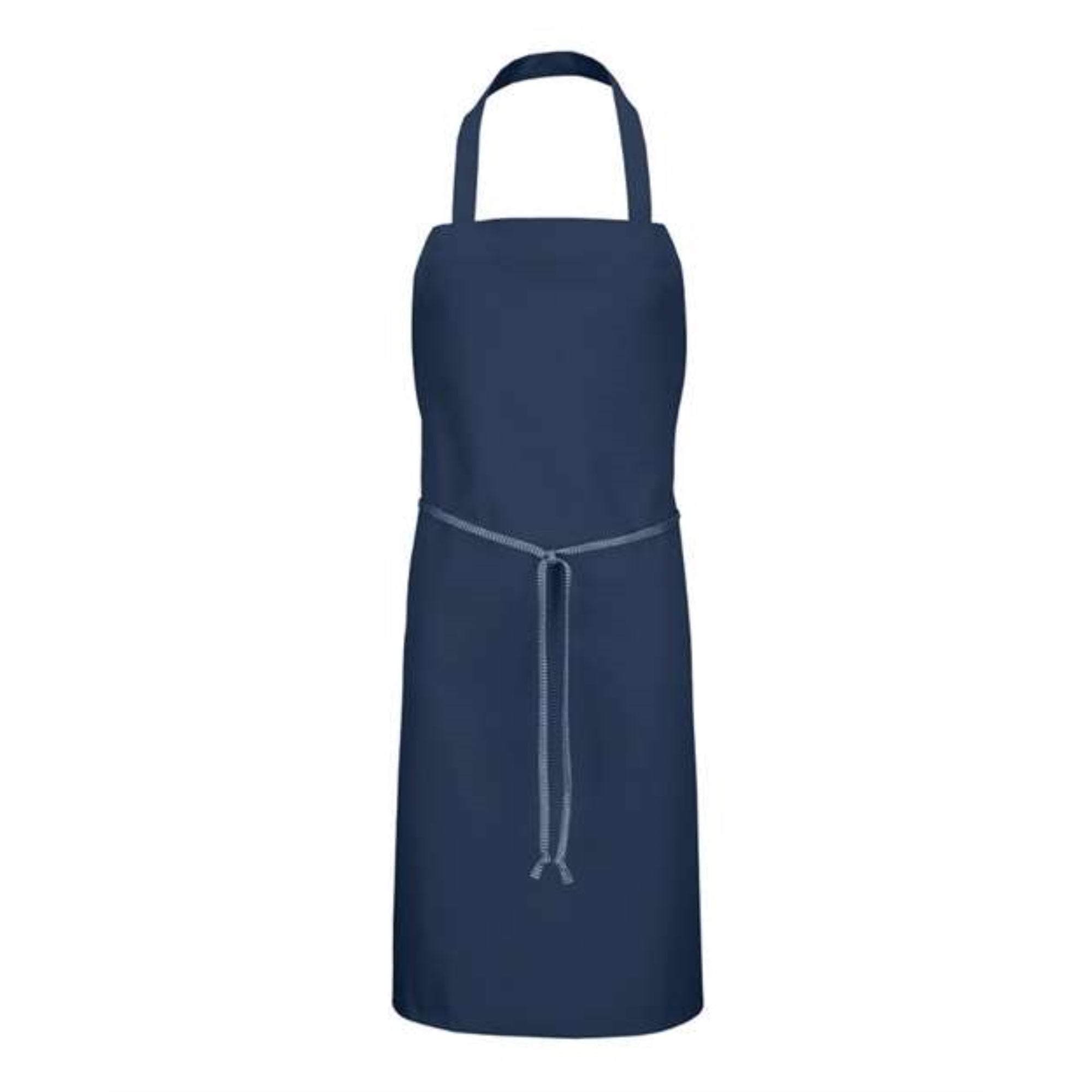Chef Designs Bib Apron - Navy, One Size