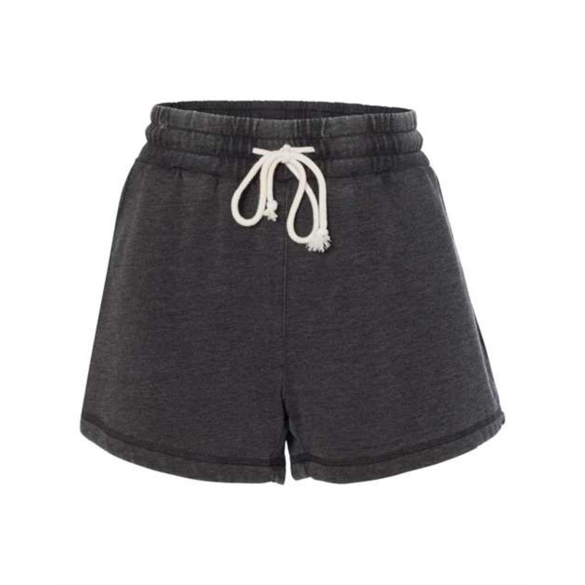 Boxercraft Womens Enzyme-Washed Rally Shorts - Charcoal, XL