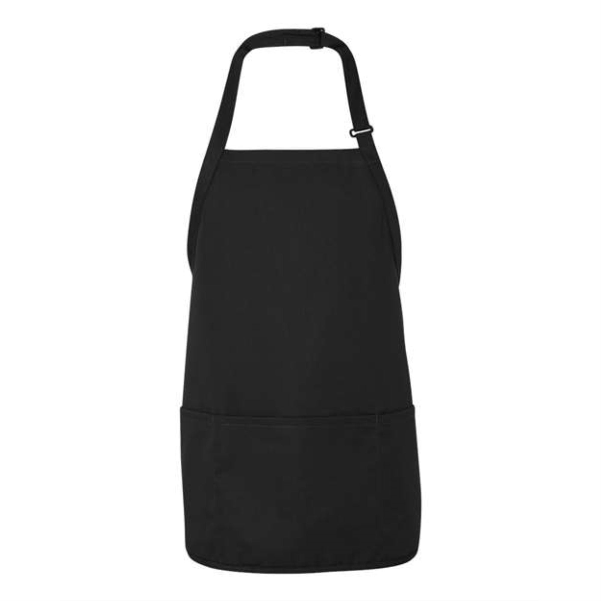 Chef Designs Short Premium Bib Apron - Black, One Size