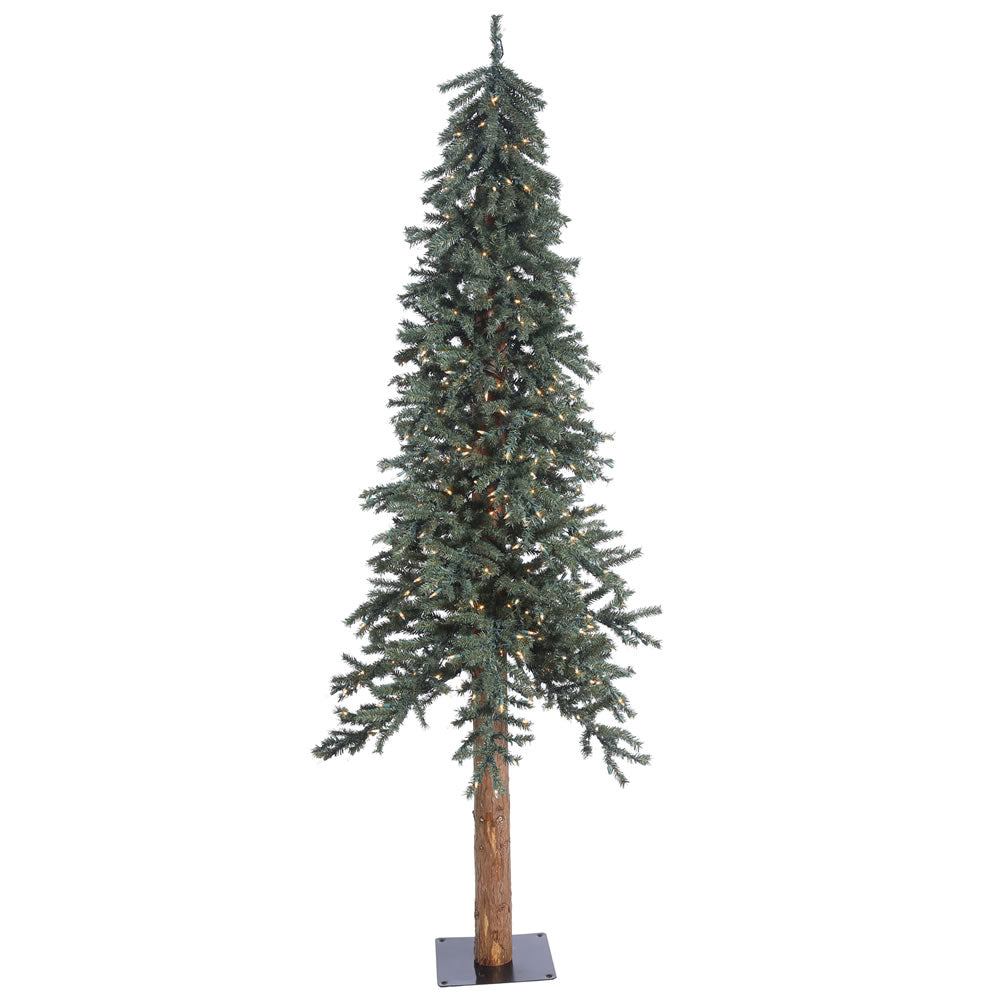 Vickerman 7'x 44.5″ Nat Bark Alpine DuraLit 300CL - B907371
