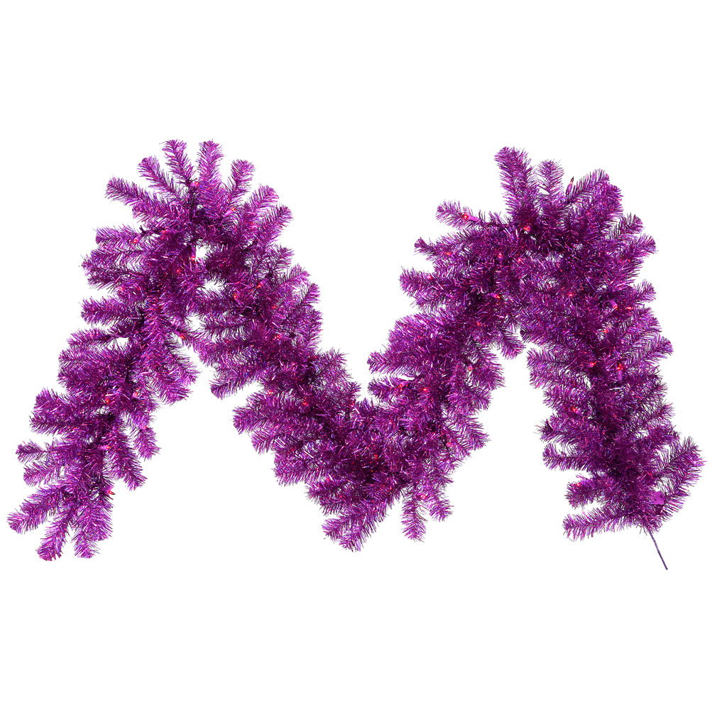 Vickerman 9' x 12″ Purple Garland Dural 70Prpl - B982113