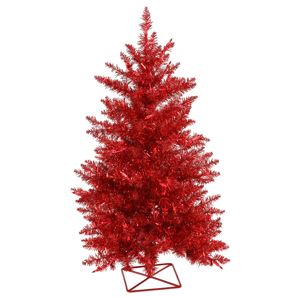 Vickerman 3' x 29″ Red Tree Dural 70Rd 232T - B986231