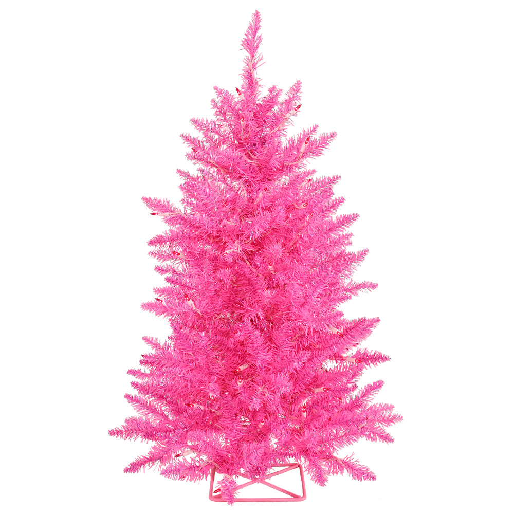 Vickerman 3' x 29″ Hot Pink Tree Dural LED 70Pnk - B986331LED