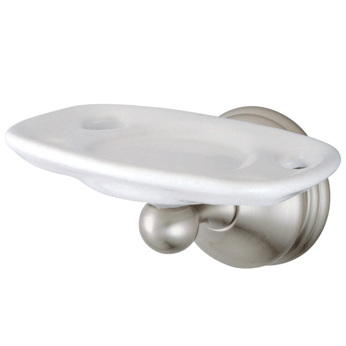 Kingston Brass Ba1166Sn Vintage Toothbrush With Tumbler Holders, Brushed Nickel