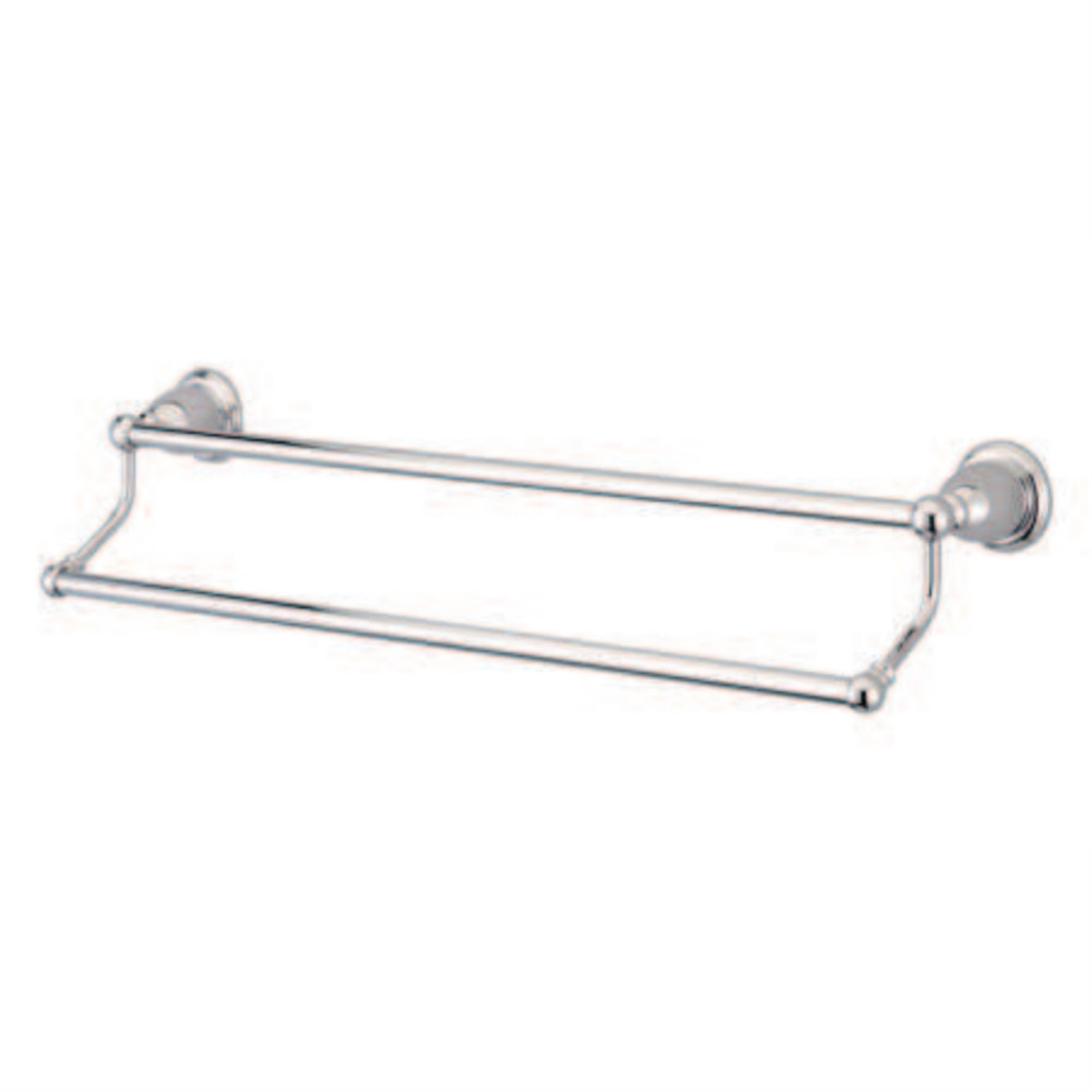 Kingston Brass Ba1753C Heritage 24 Dual Towel Bar, Polished Chrome
