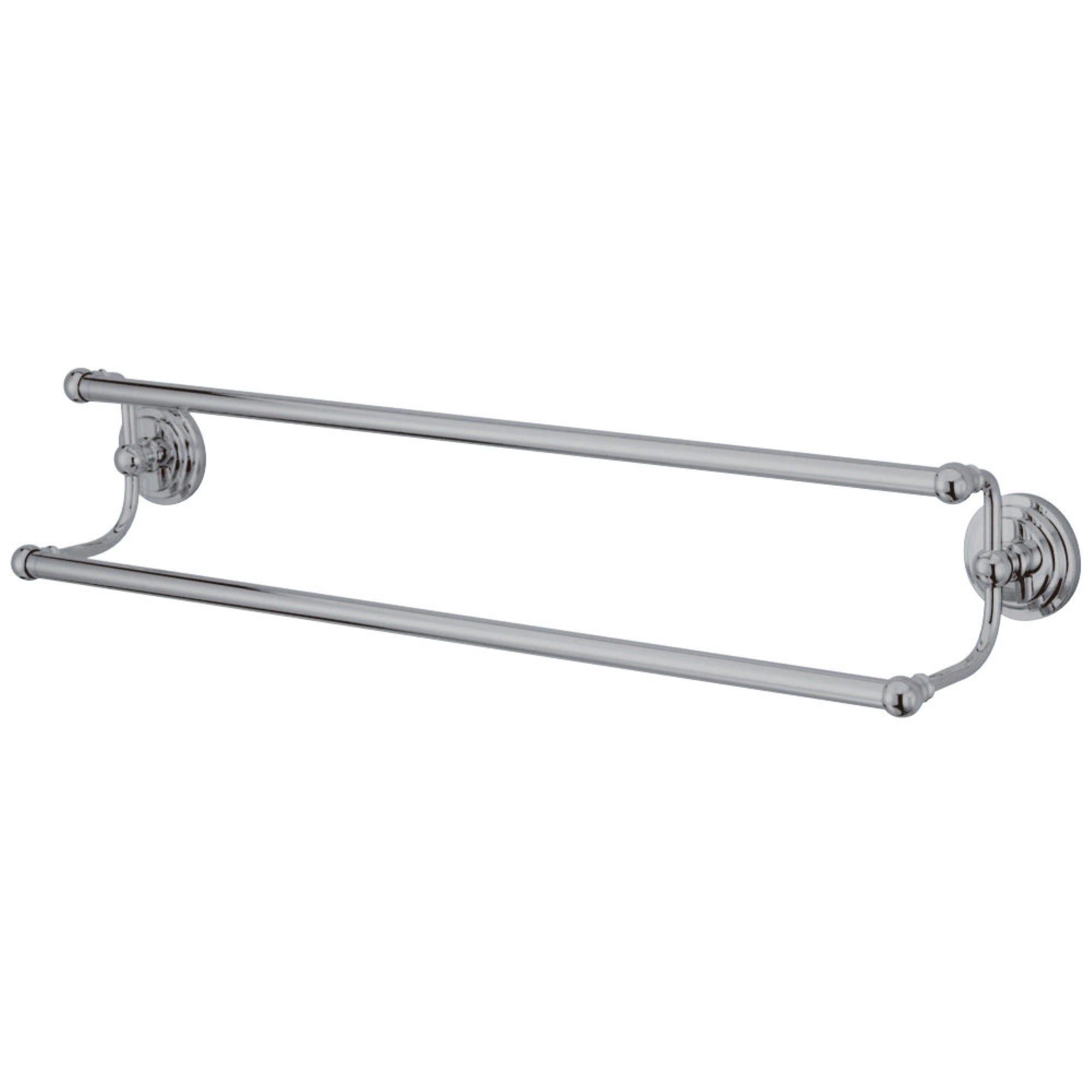 Kingston Brass Ba2713C Milano 24 Dual Towel Bar, Polished Chrome