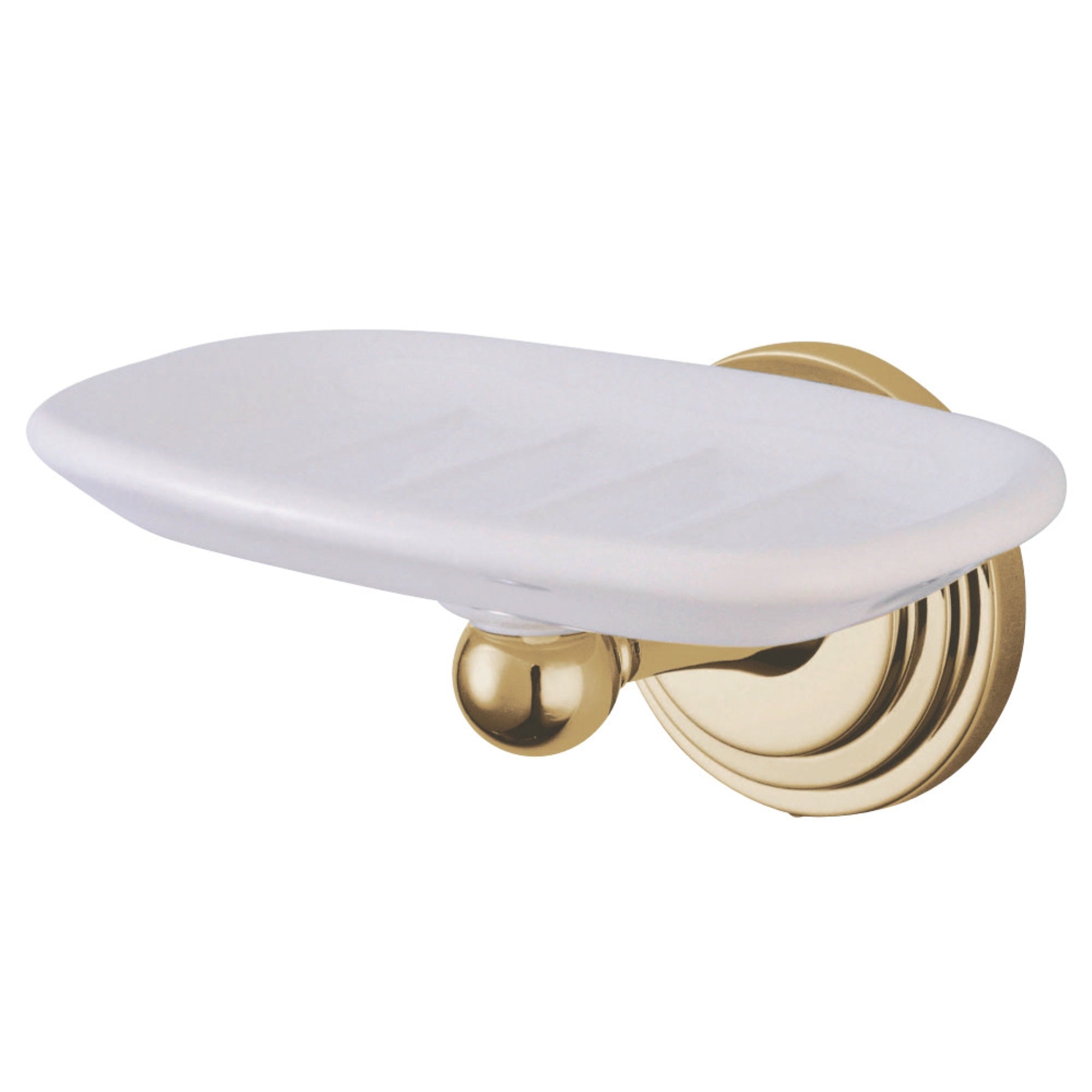 Kingston Brass Ba2715Pb Milano Wall-Mount Soap Dish, Polished Brass