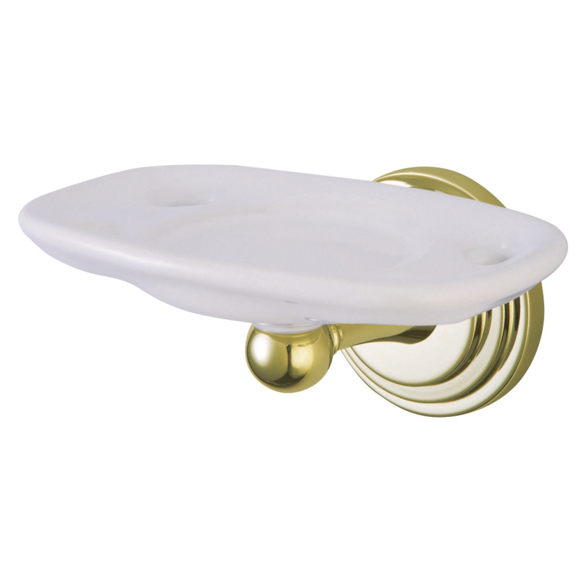 Kingston Brass Ba2716Pb Milano Toothbrush With Tumbler Holders, Polished Brass