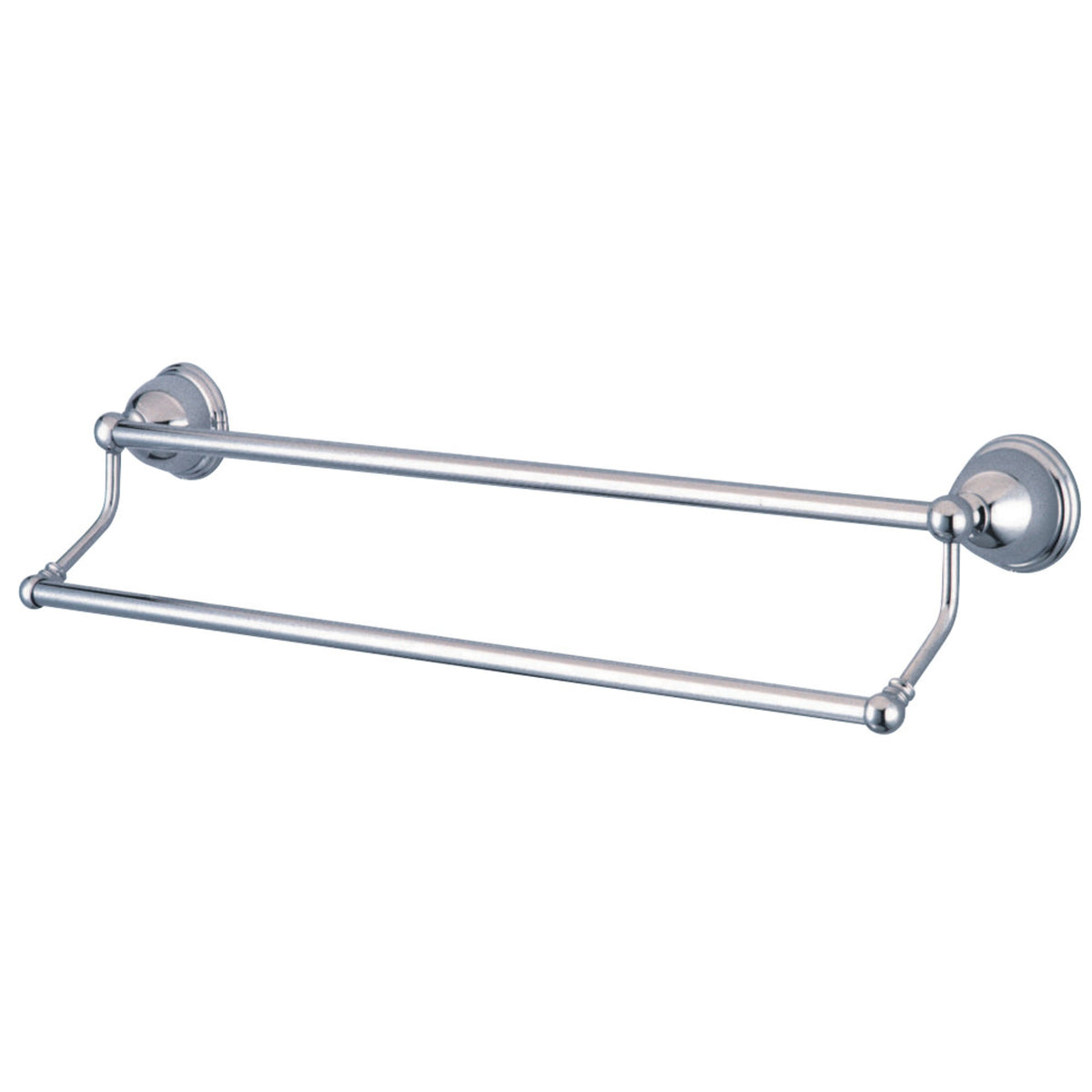 Kingston Brass Ba396318C Restoration 18 Dual Towel Bar, Polished Chrome