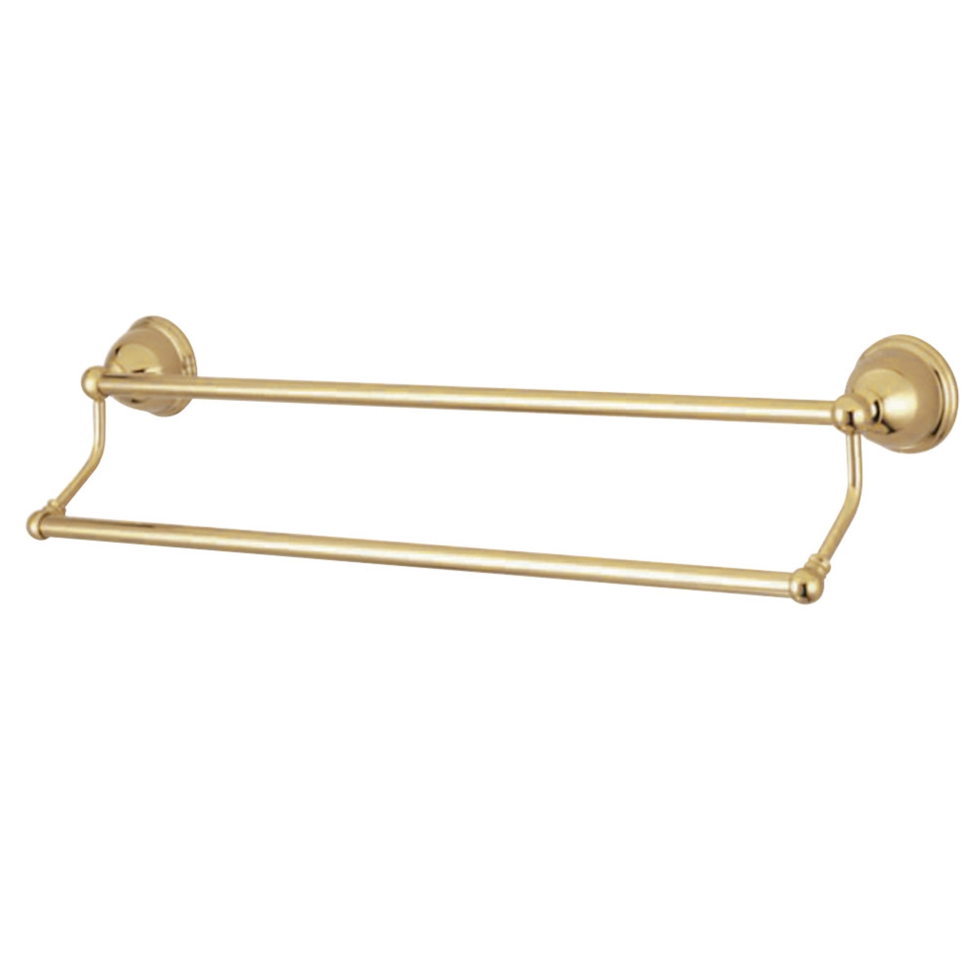Kingston Brass Ba396318Pb Restoration 18 Dual Towel Bar, Polished Brass