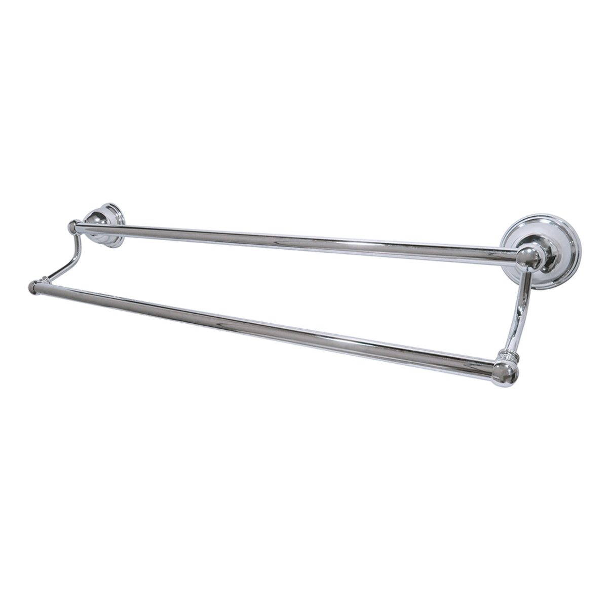 Kingston Brass Ba3963C Restoration 24 Dual Towel Bar, Polished Chrome