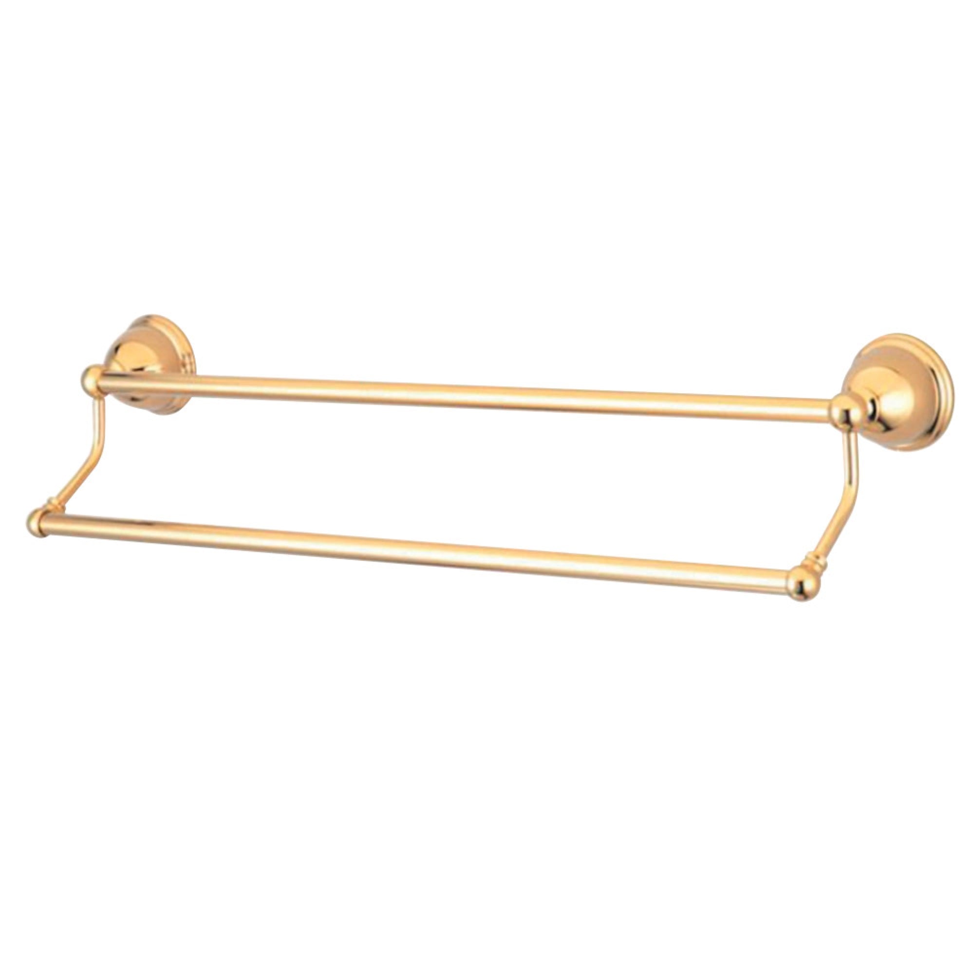 Kingston Brass Ba3963Pb Restoration 24 Dual Towel Bar, Polished Brass