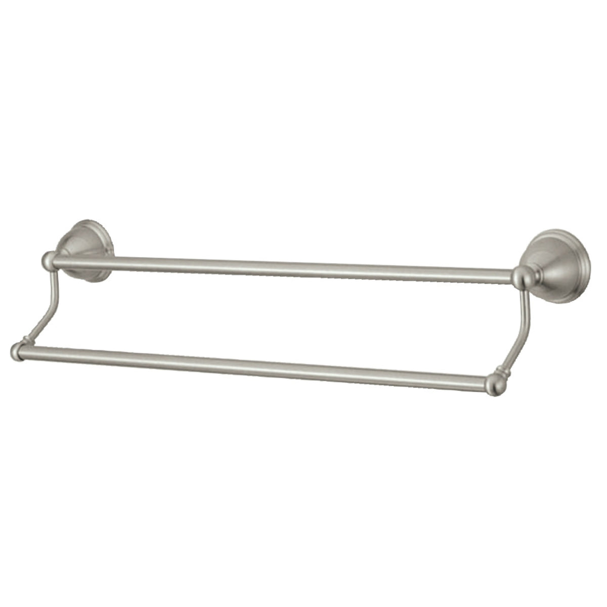 Kingston Brass Ba3963Sn Restoration 24 Dual Towel Bar, Brushed Nickel