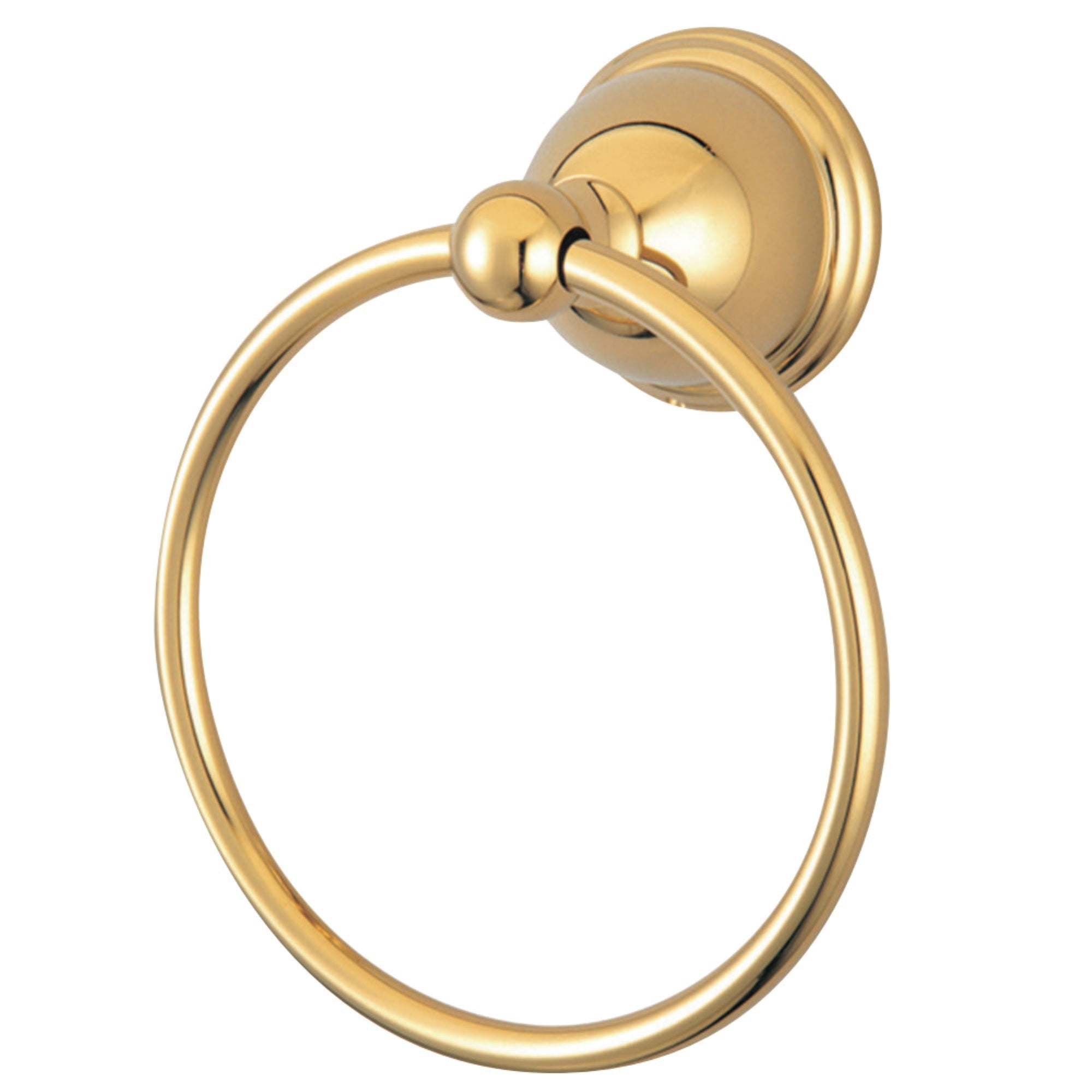 Kingston Brass Ba3964Pb Restoration 6 Towel Ring, Polished Brass
