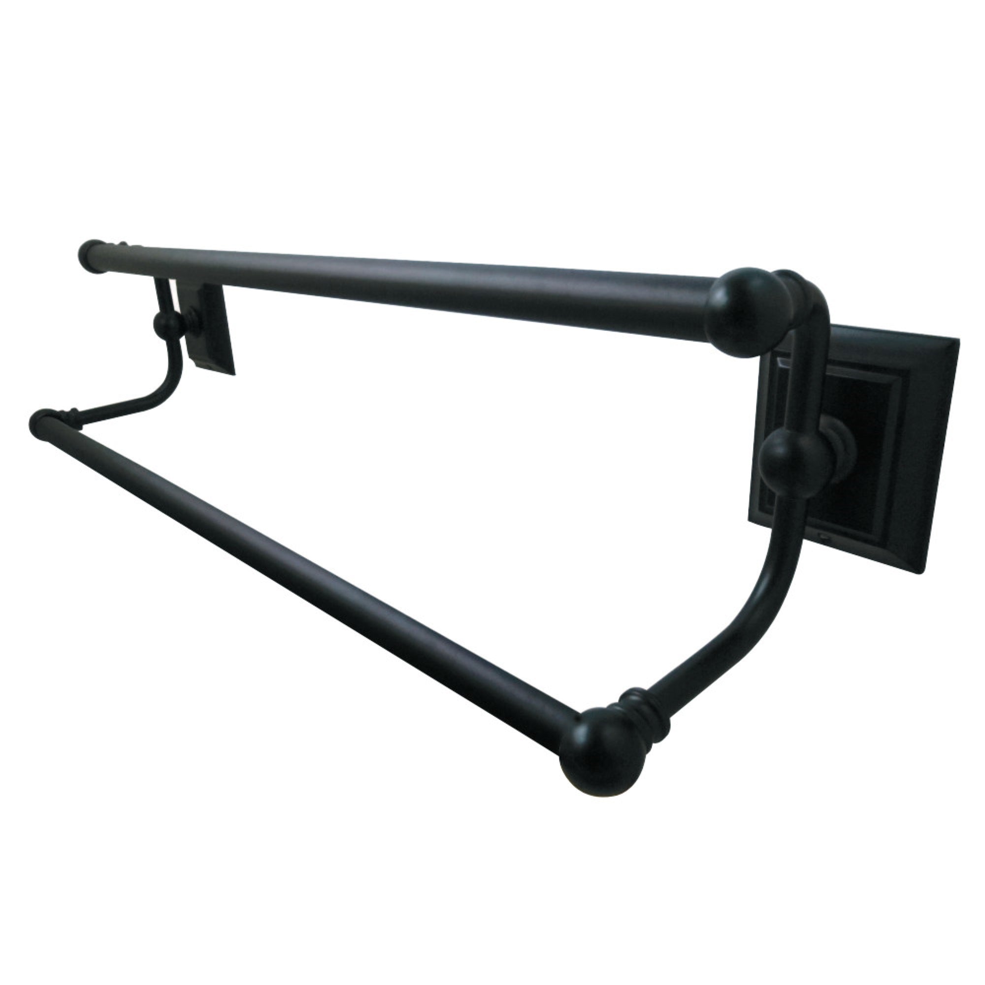Kingston Brass Ba6013Orb Millennium 24 Dual Towel Bar, Oil Rubbed Bronze