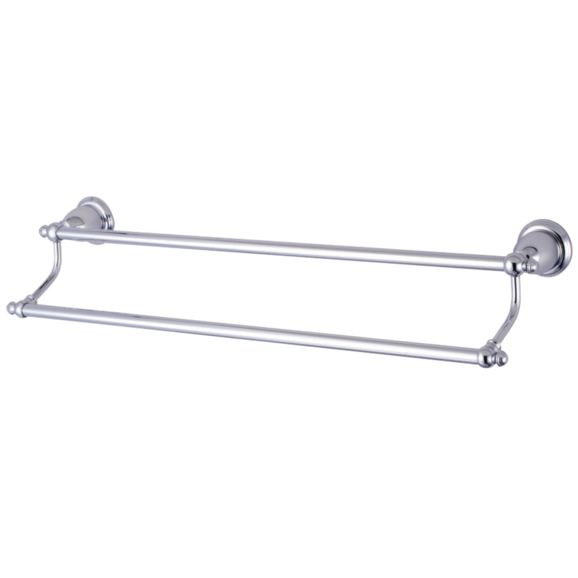 Kingston Brass Ba797318C English Vintage 18 Dual Towel Bar, Polished Chrome
