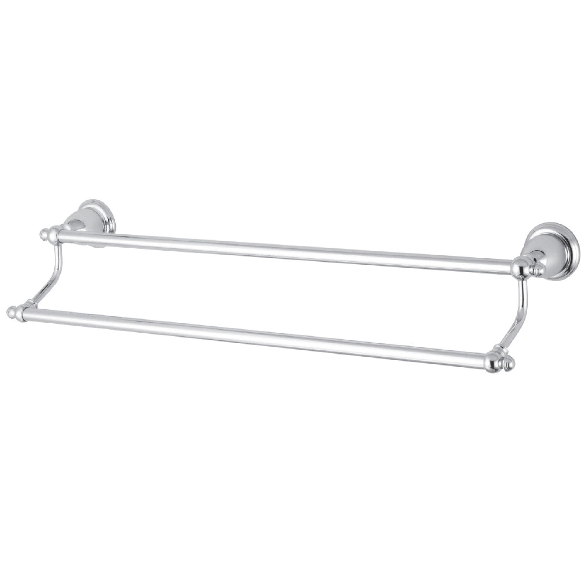Kingston Brass Ba7973C English Vintage 24 Dual Towel Bar, Polished Chrome